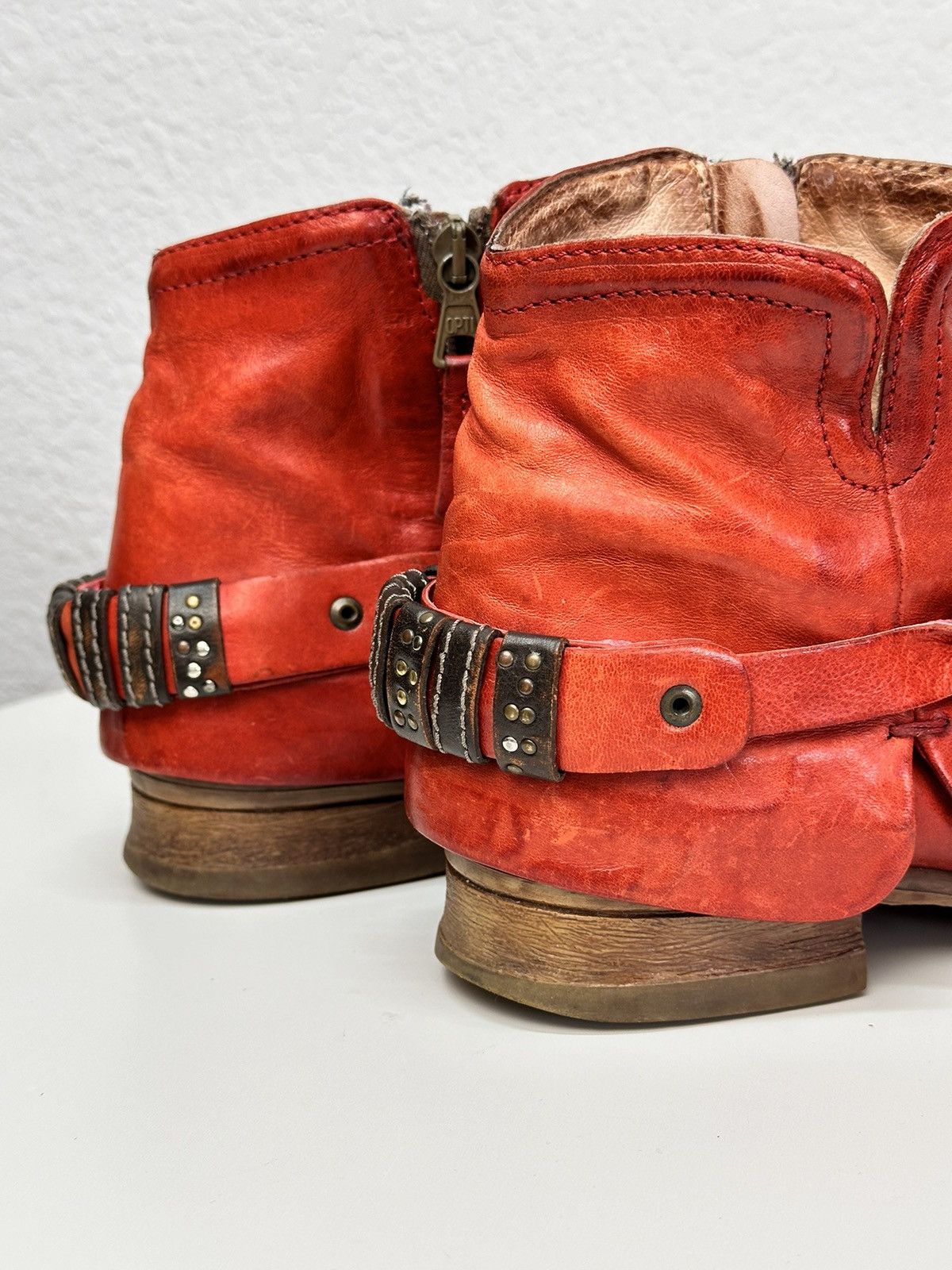 RARE LEATHER BOOTS RICK OWENS STYLE AVANT-GARDE SUIDE Guidi