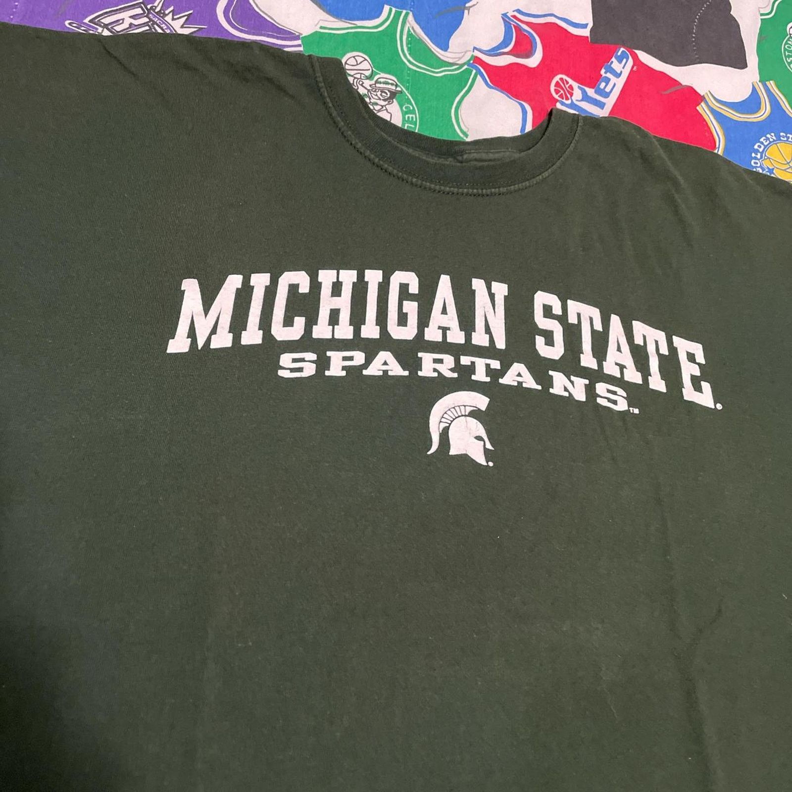 NCAA Y2K NCAA Michigan State Spartans College Football Tee Size US XL / EU 56 / 4 - 3 Thumbnail