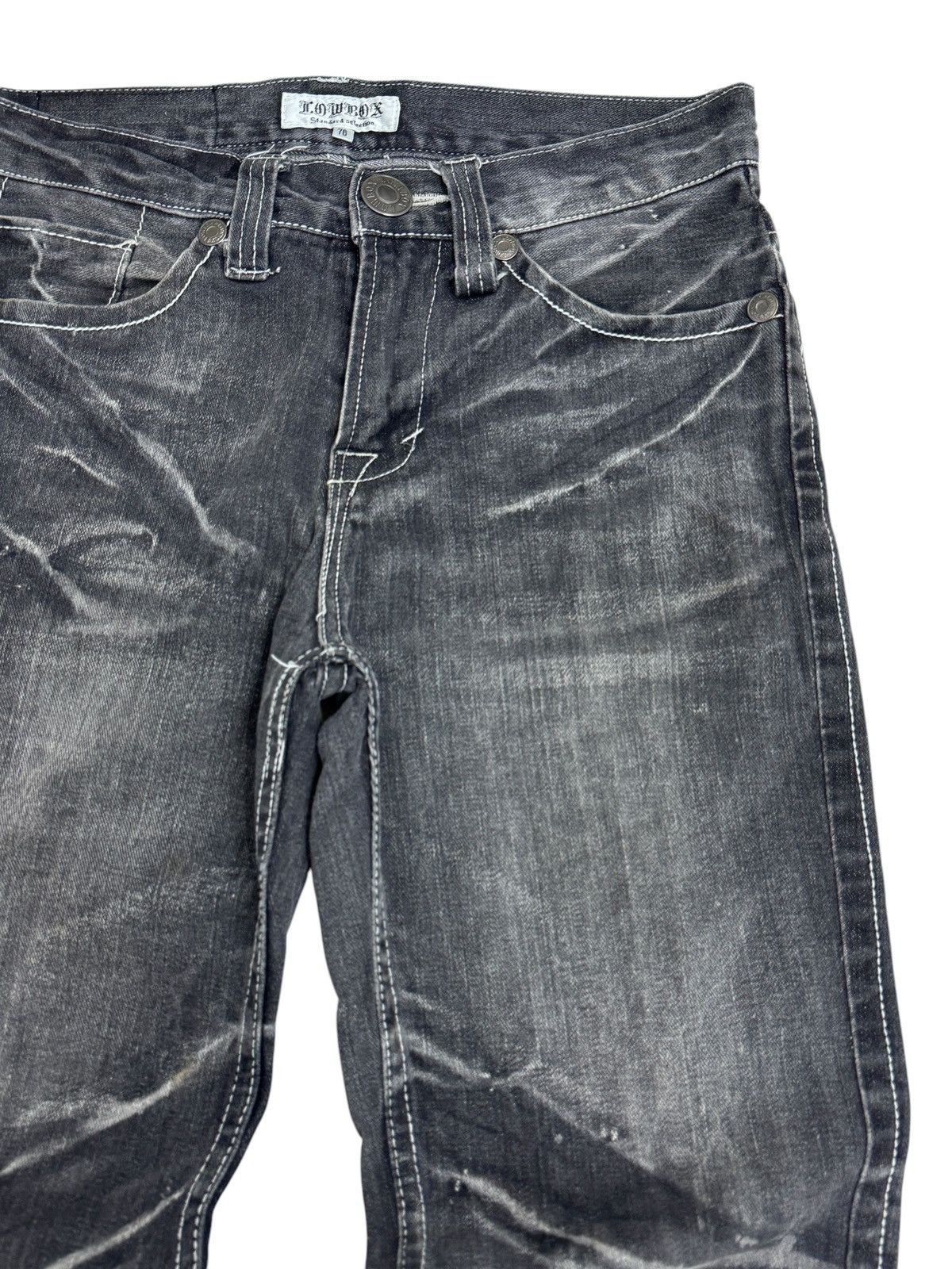 Hysteric Glamour LOWBOX SMOKED ACID WASHED JUNYA WATANABE STYLE DENIM Size US 29 - 5 Thumbnail