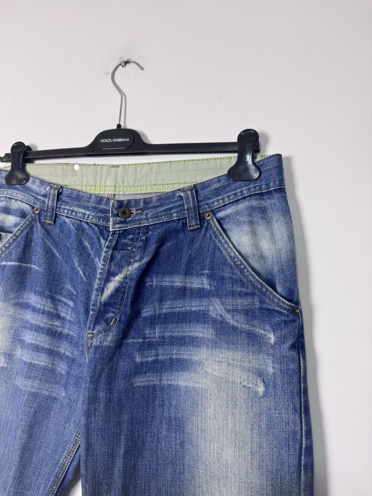 Dolce & Gabbana Dolce & Gabbana D&G Washed Archive Denim Jeans Faded 00s Size US 34 / EU 50 - 5 Thumbnail