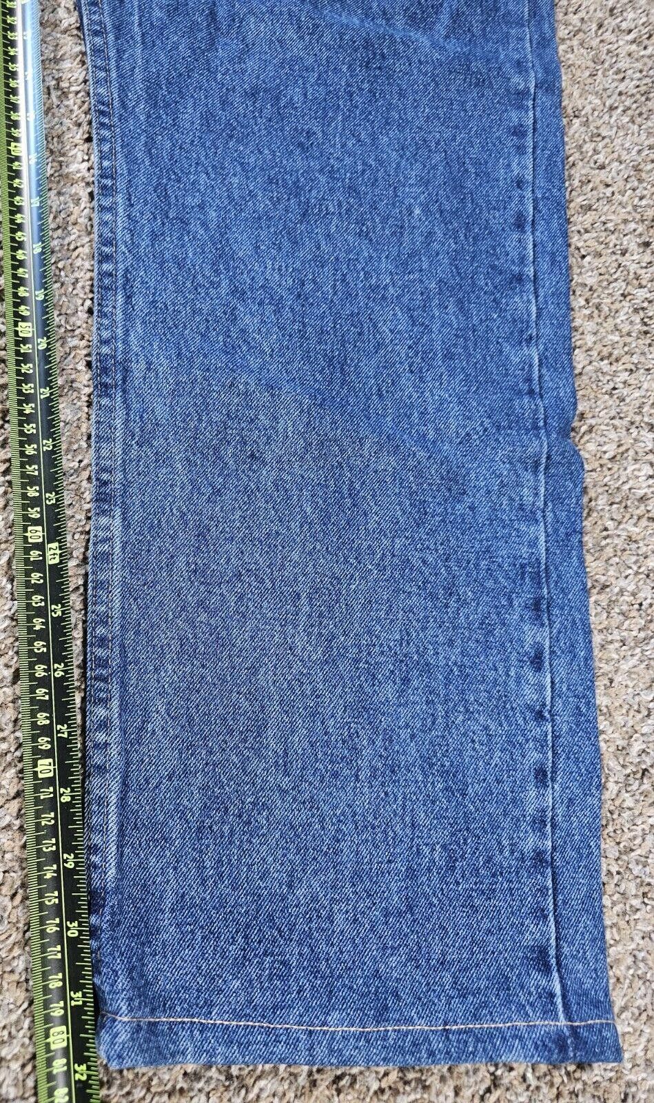 Lee Lee Riders Straight Jeans Size 40x32 Medium Wash Blue Size US 40 / EU 56 - 3 Thumbnail
