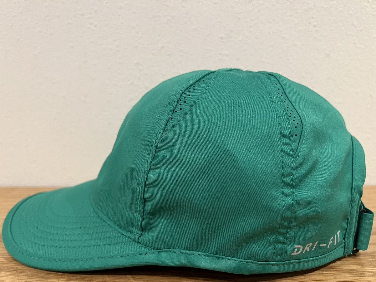 Nike Nike Featherlight Aerobill Dri Fit Green Hat Size ONE SIZE - 3 Thumbnail