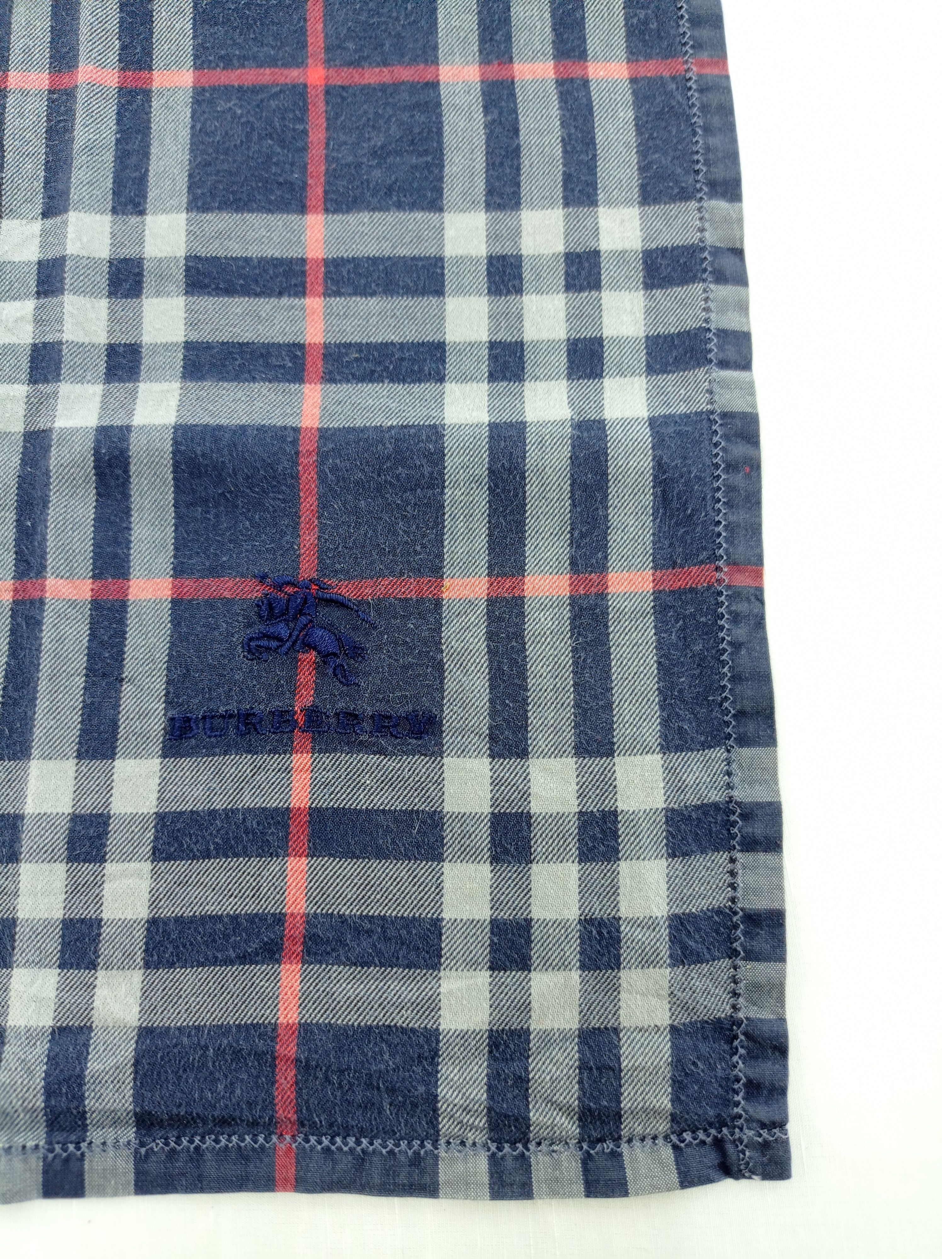 Burberry × Vintage Burberry Handkerchief / Neckwear / Bandana Size ONE SIZE - 4 Thumbnail
