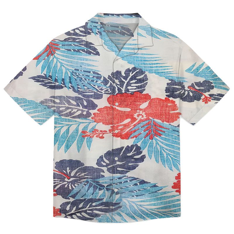 The Unbranded Brand × Vintage Batista Ibiscus Shirt Men – Luxury Floral Button-Up Size US M / EU 48-50 / 2 - 1 Thumbnail