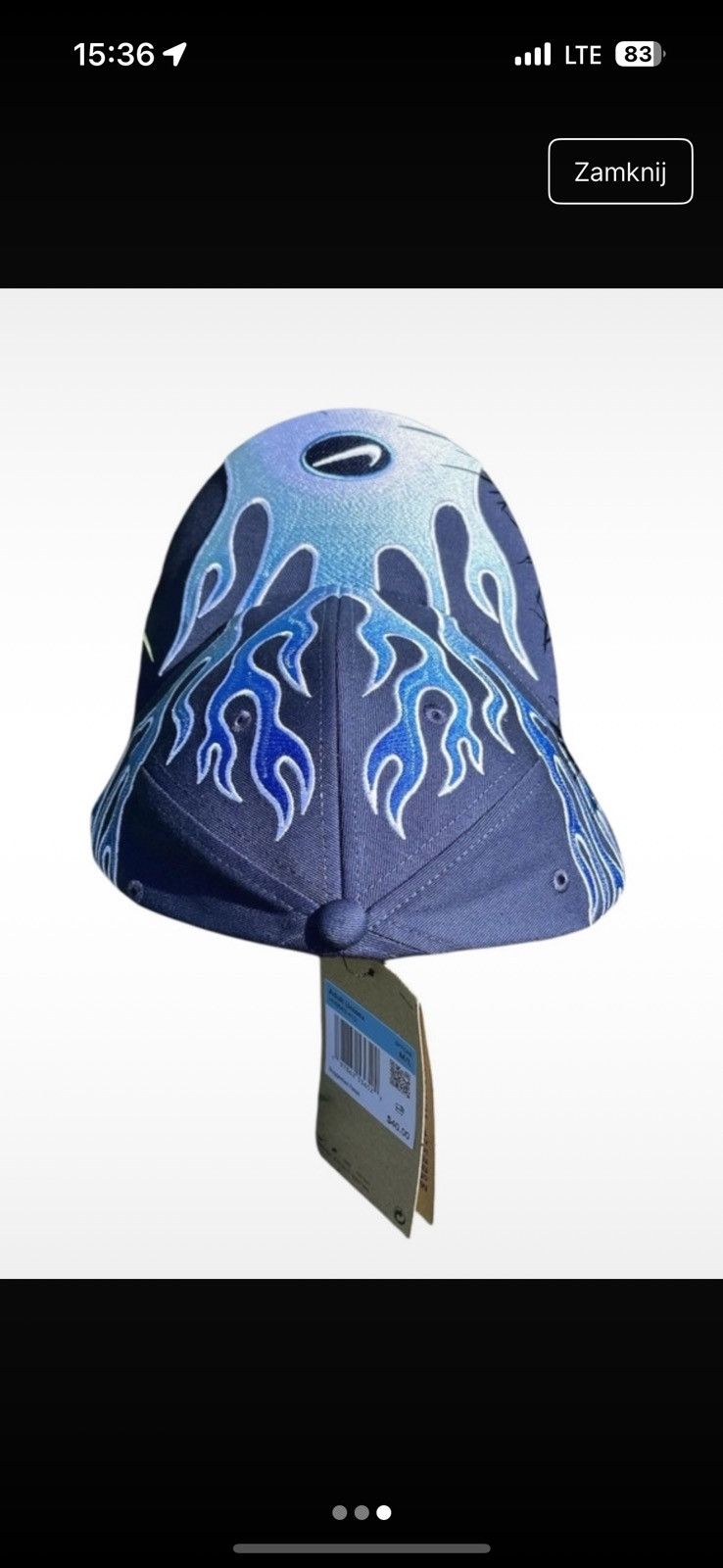 Nike Nike Flame Cap Hat Blue OG AirMax TN S/M Size ONE SIZE - 5 Thumbnail