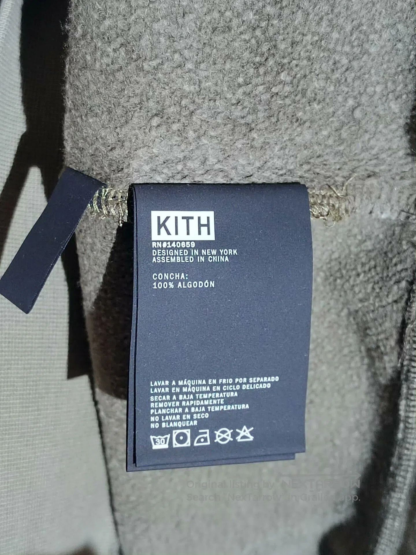 Kith KITH Pullover Sweatshirt in Ship Gray. Size US M / EU 48-50 / 2 - 6 Thumbnail