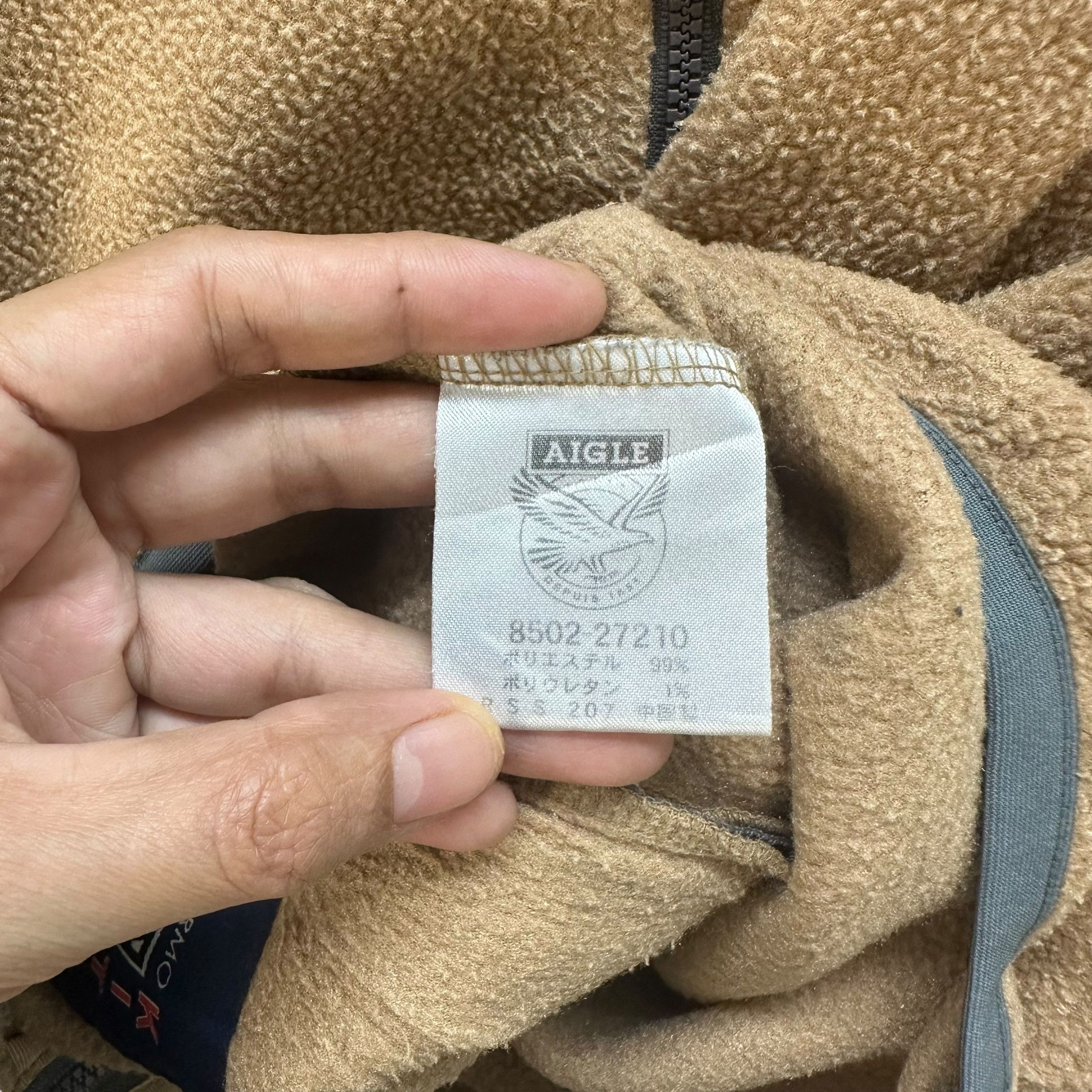Aigle AIGLE POLARTEC BROWN FLEECE JACKET #8944-041 Size US XS / EU 42 / 0 - 8 Thumbnail
