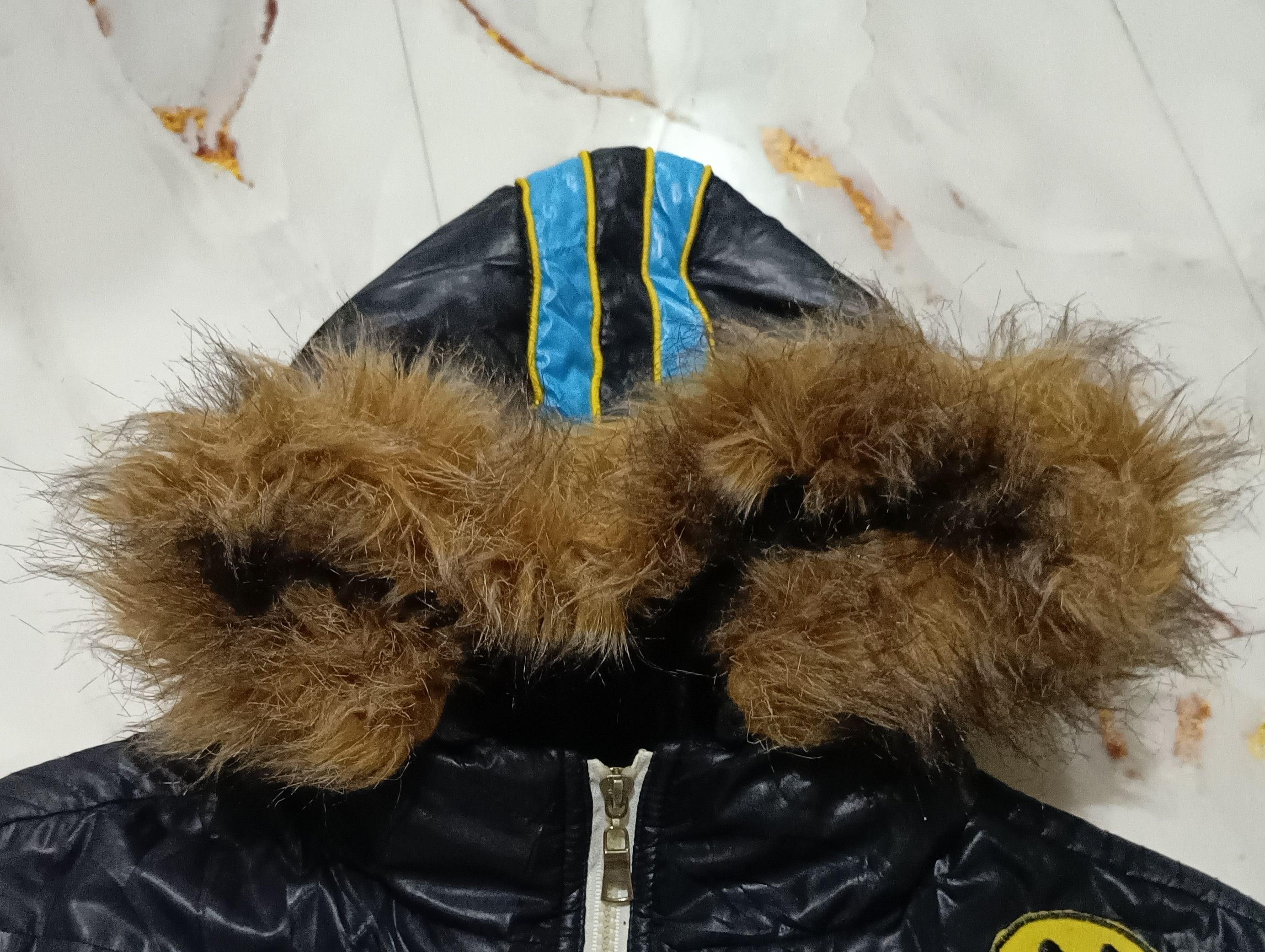 Beauty Beast 2005 Lust Racing Full Of Embroidery Fur Puffer Jacket Size S / US 4 / IT 40 - 3 Thumbnail