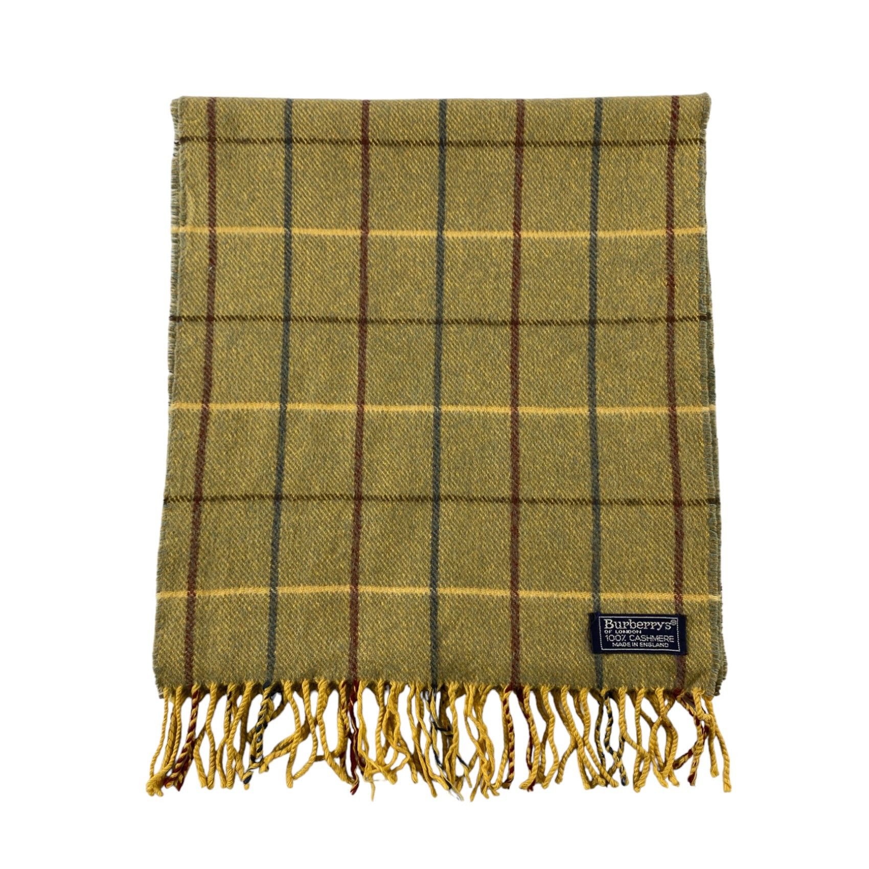 Burberry × Vintage Burberry Scarf / Muffler / Neckwear - WW1506 Size ONE SIZE - 2 Thumbnail