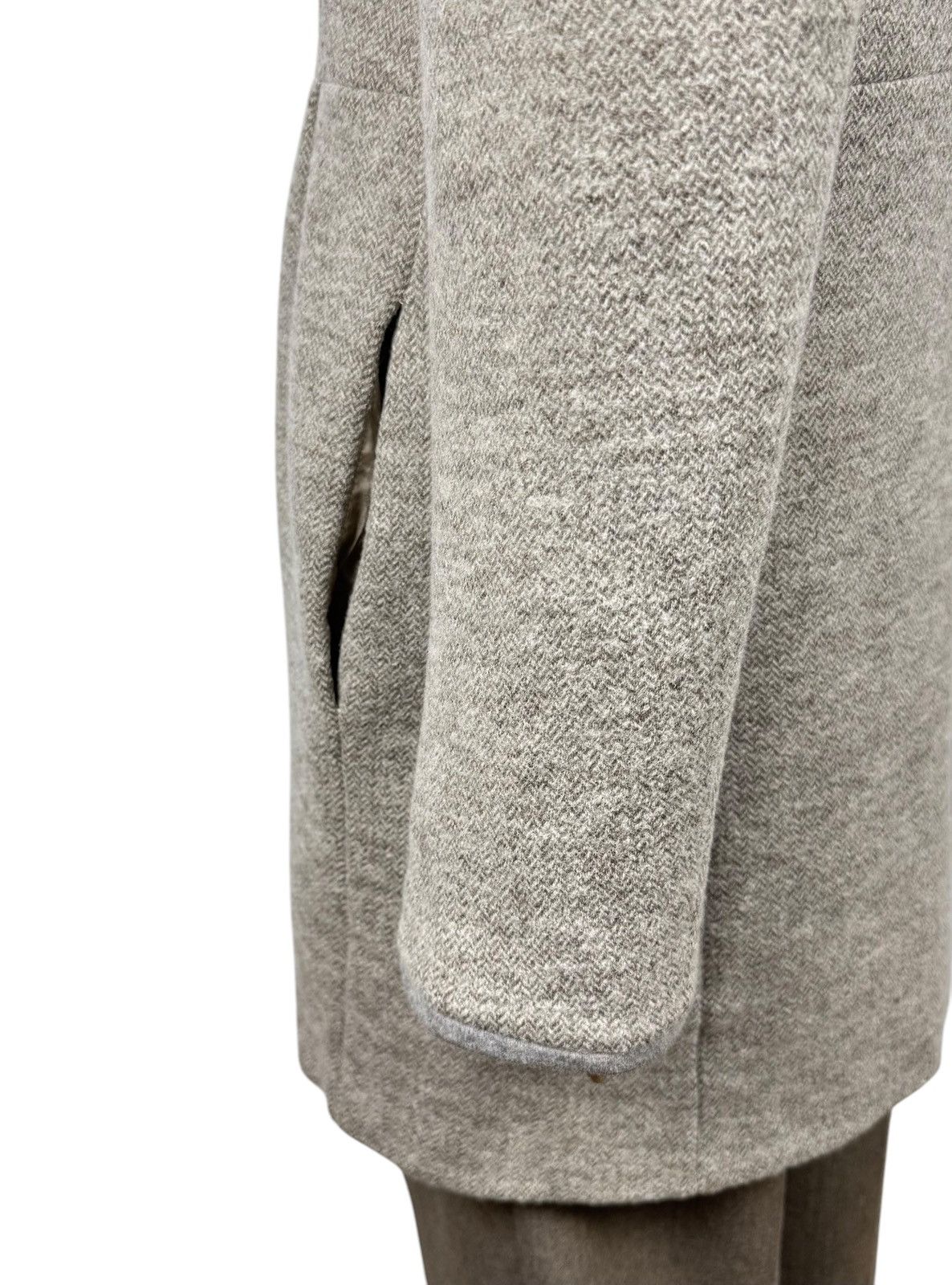 Fabiana Filippi Fabiana Filippi Lana Merino Wool Herringbone Coat size M Size M / US 6-8 / IT 42-44 - 7 Thumbnail