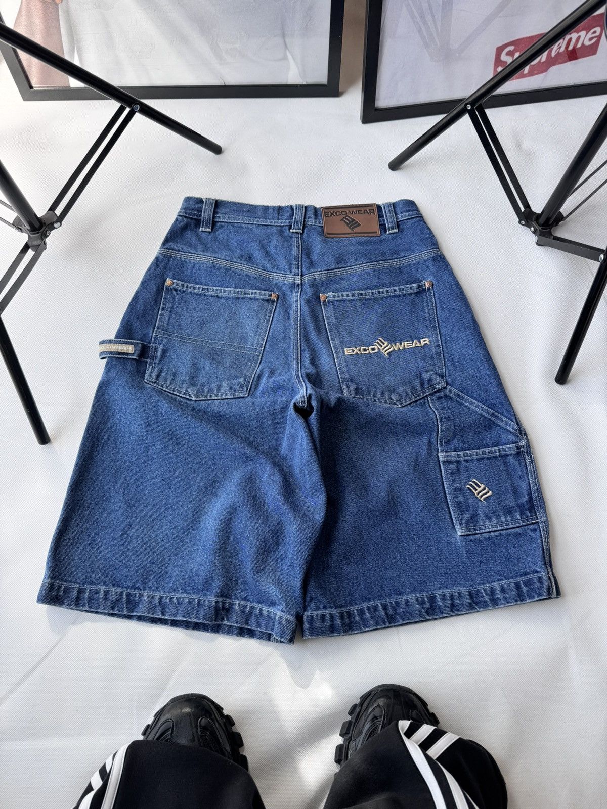 JNCO Crazy vintage 90’s Exco Wear jeans baggy jnco baggy jorts Size US 28 / EU 44 - 6 Thumbnail