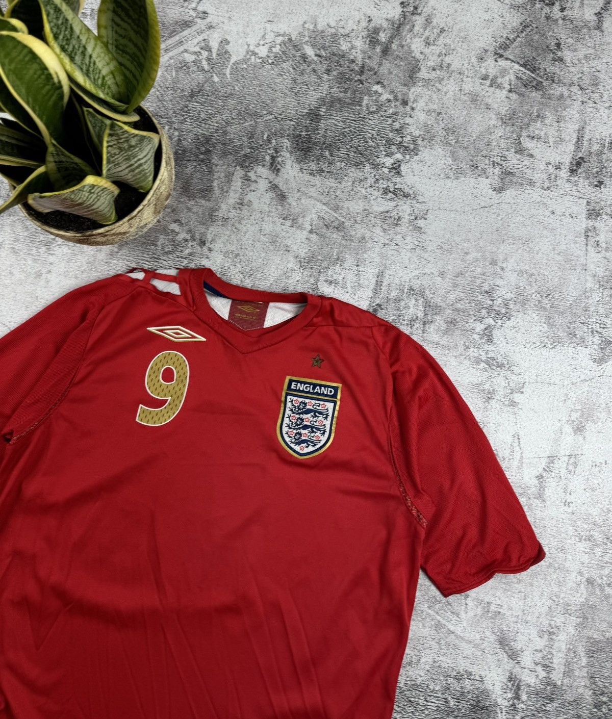 Umbro Vintage Umbro England 2006/2008 Wayne Rooney Shirt Jersey Size US L / EU 52-54 / 3 - 7 Thumbnail