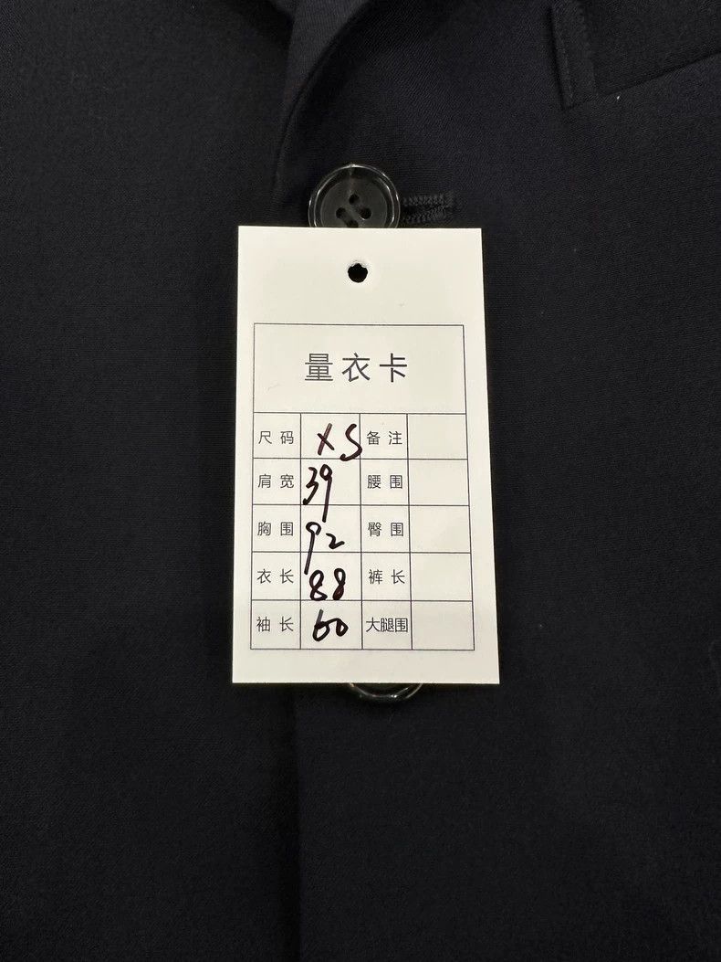 Comme des Garcons Comme Des Garcons Women's dark blue blazer with hollowed-o Size XS / US 0-2 / IT 36-38 - 9 Thumbnail