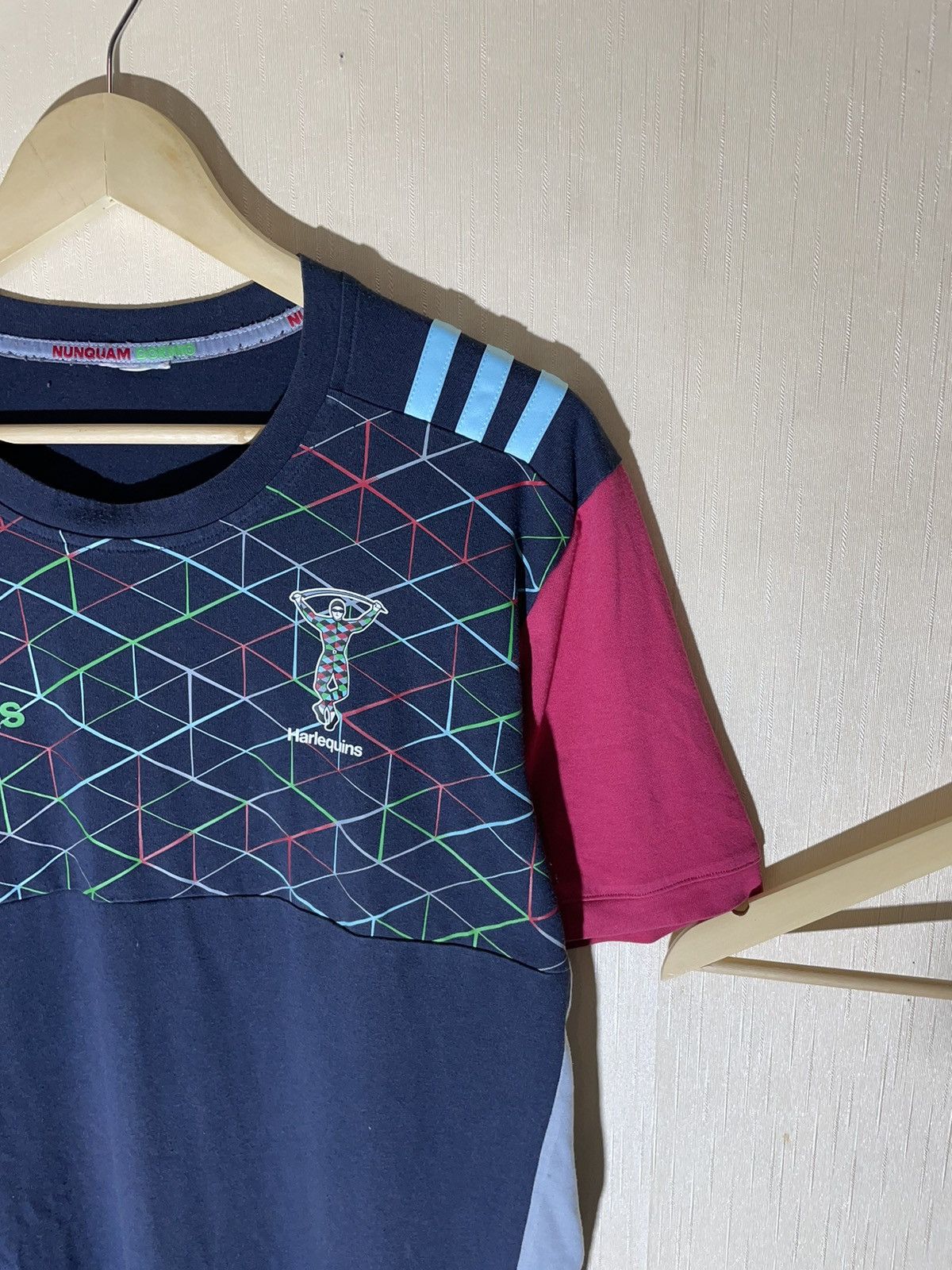 Adidas Adidas Harlequins rugby T shirt Size US L / EU 52-54 / 3 - 2 Thumbnail