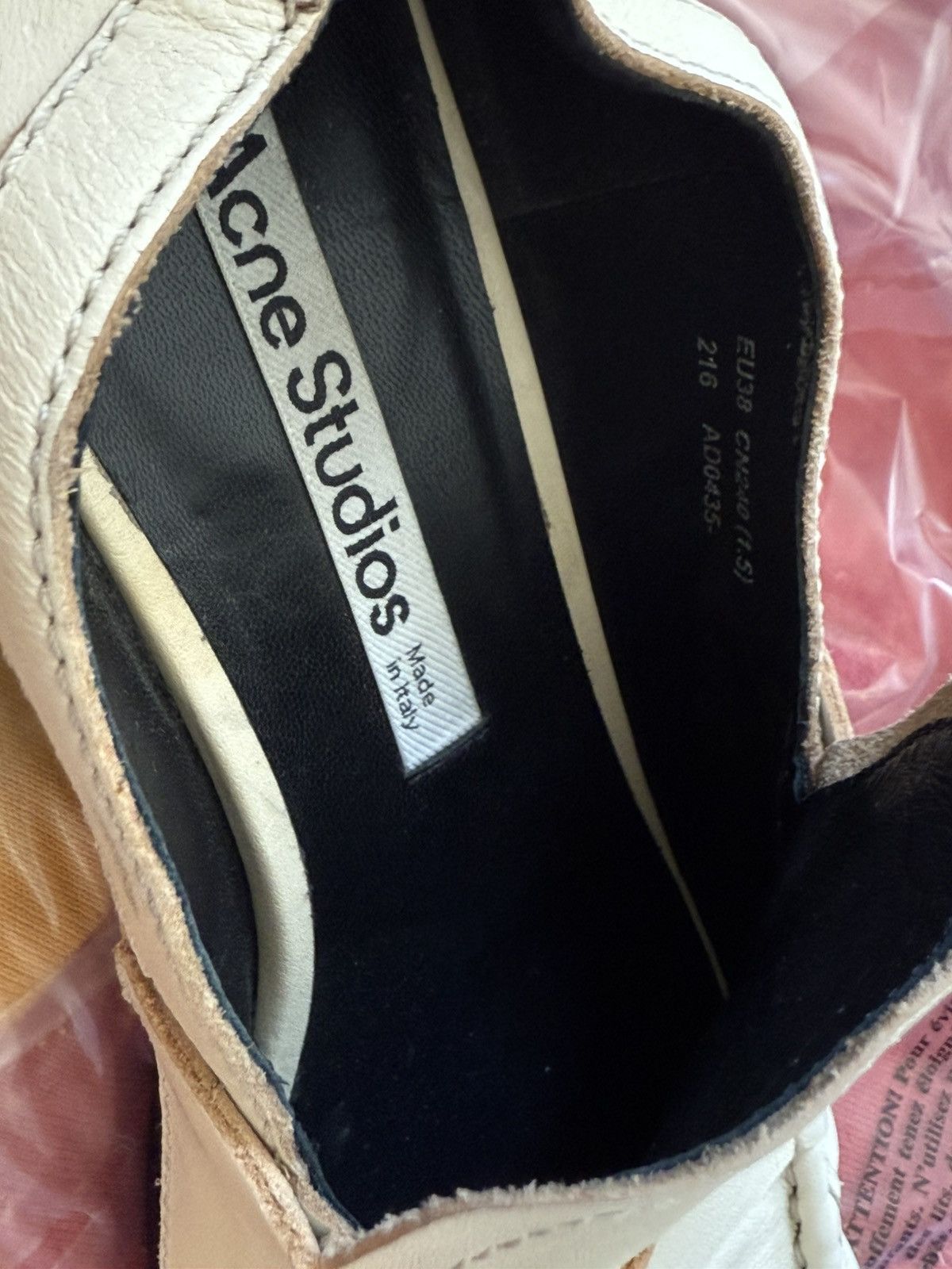 Acne Studios Acne Studios white leather loafers Size US 8 / IT 38 - 7 Thumbnail