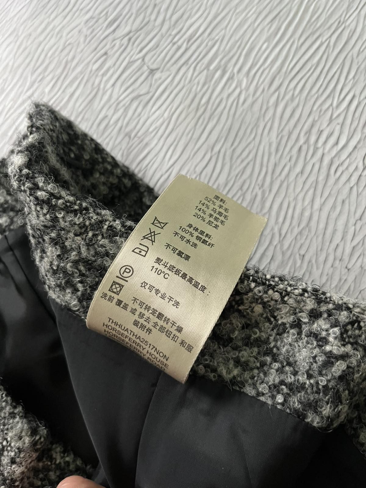 Burberry Burberry London Wool Mini Skirt Gray Women’s Size:8 Size 30" / US 8 / IT 44 - 8 Thumbnail