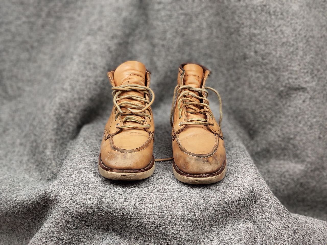 Red Wing Vintage Red Wing Moc Toe 3374 Faded Leather Boots Shoes Size US 5 / EU 37 - 5 Thumbnail