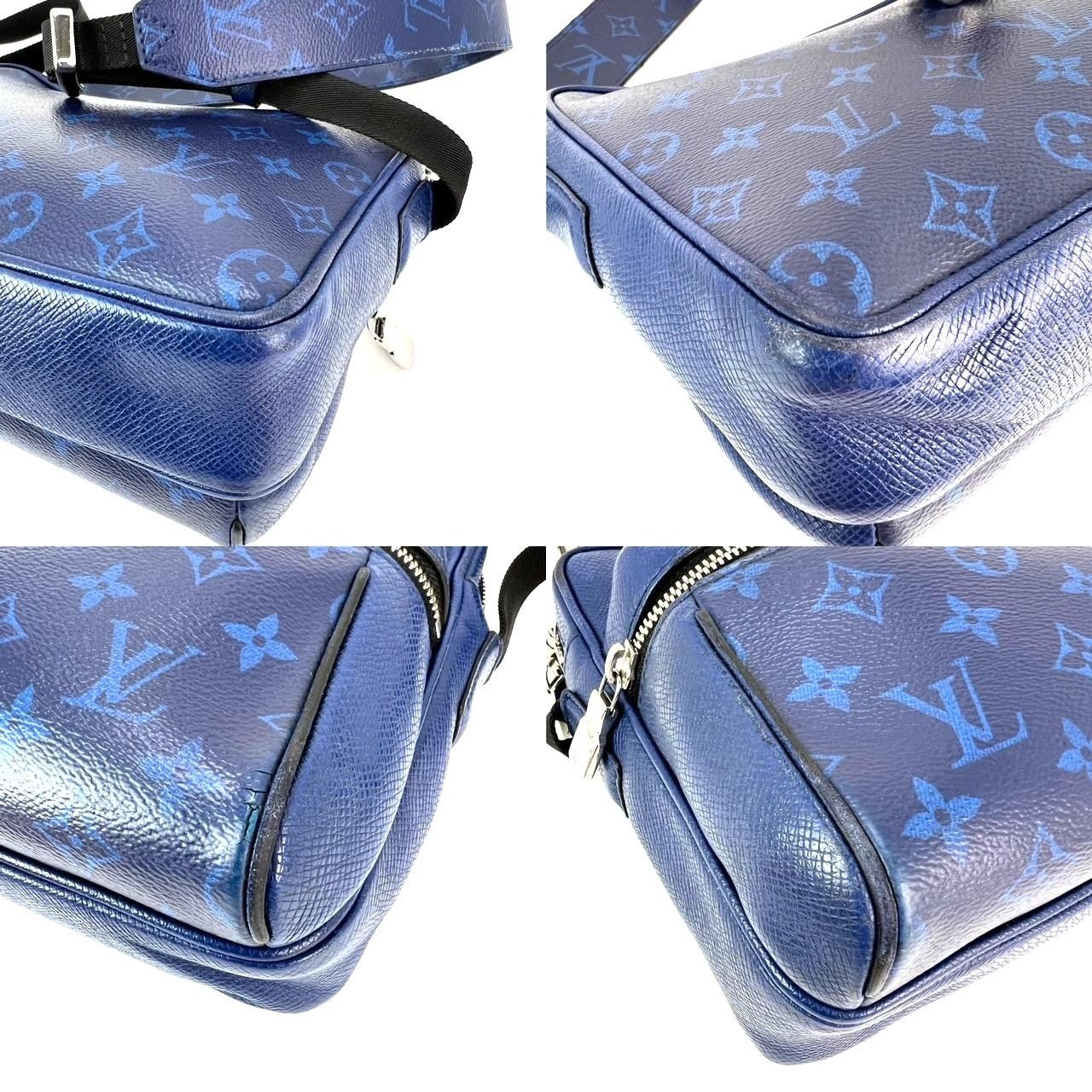 Louis Vuitton LOUIS VUITTON Taigarama Outdoor Blue Messenger Bag Size ONE SIZE - 5 Thumbnail