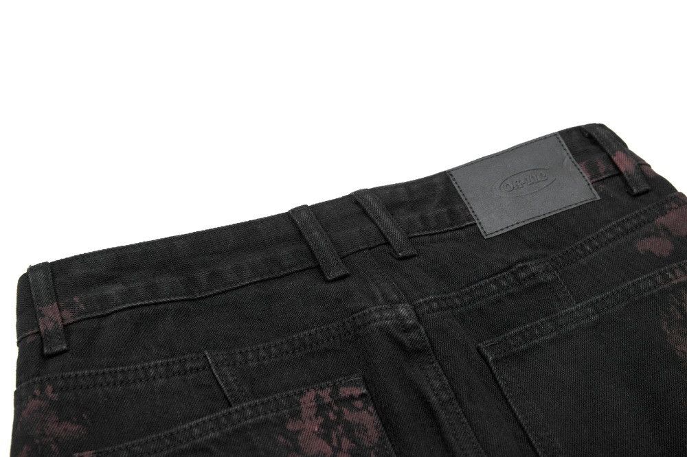 Vintage Men's heavy stitching casual ink-splashed tie-dye jeans Size US 32 / EU 48 - 5 Thumbnail