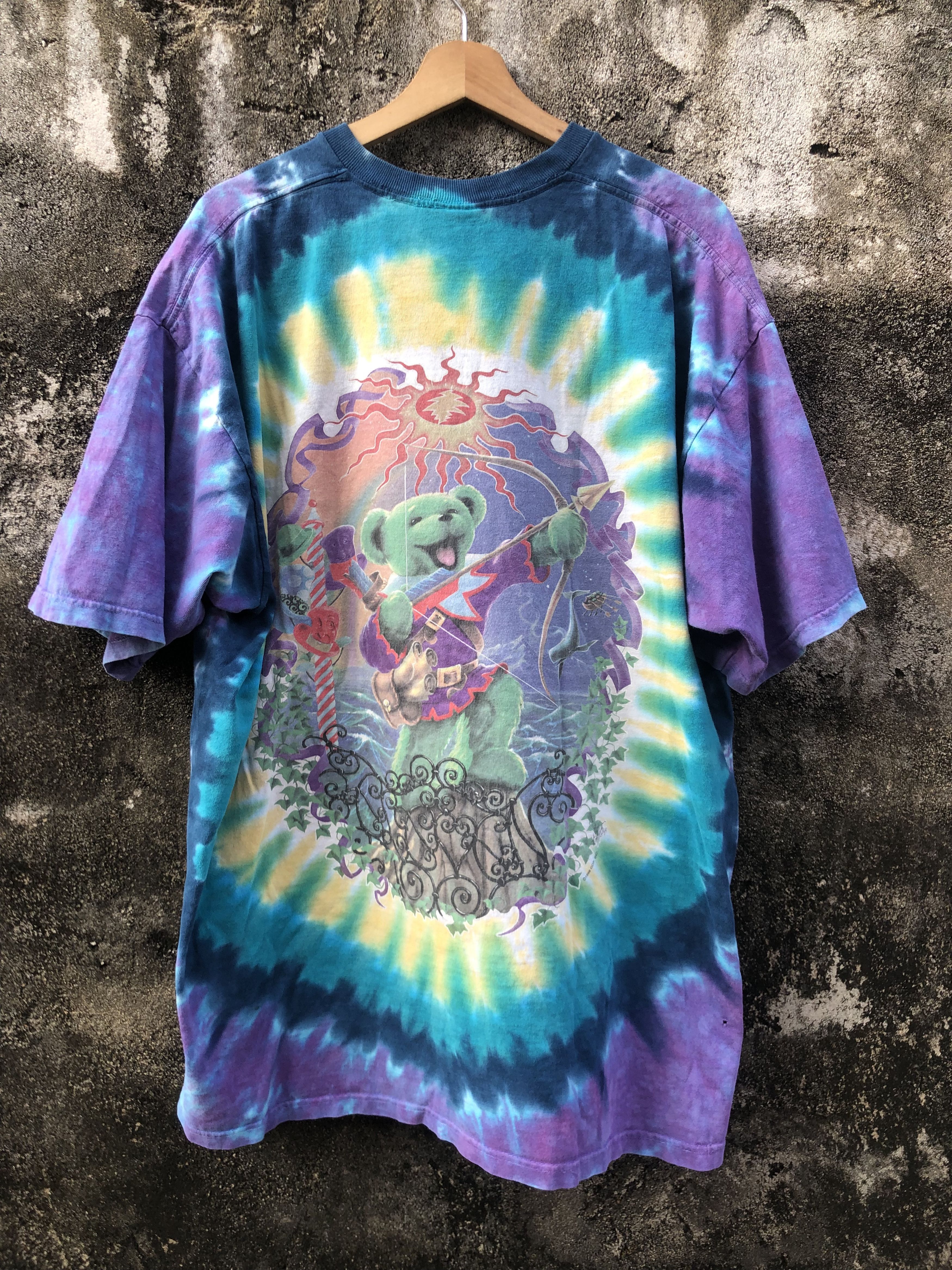 Band Tees vintage 90s Grateful Dead "Saint Stephen" tie-dye LiquidBlue Size US XL / EU 56 / 4 - 2 Thumbnail