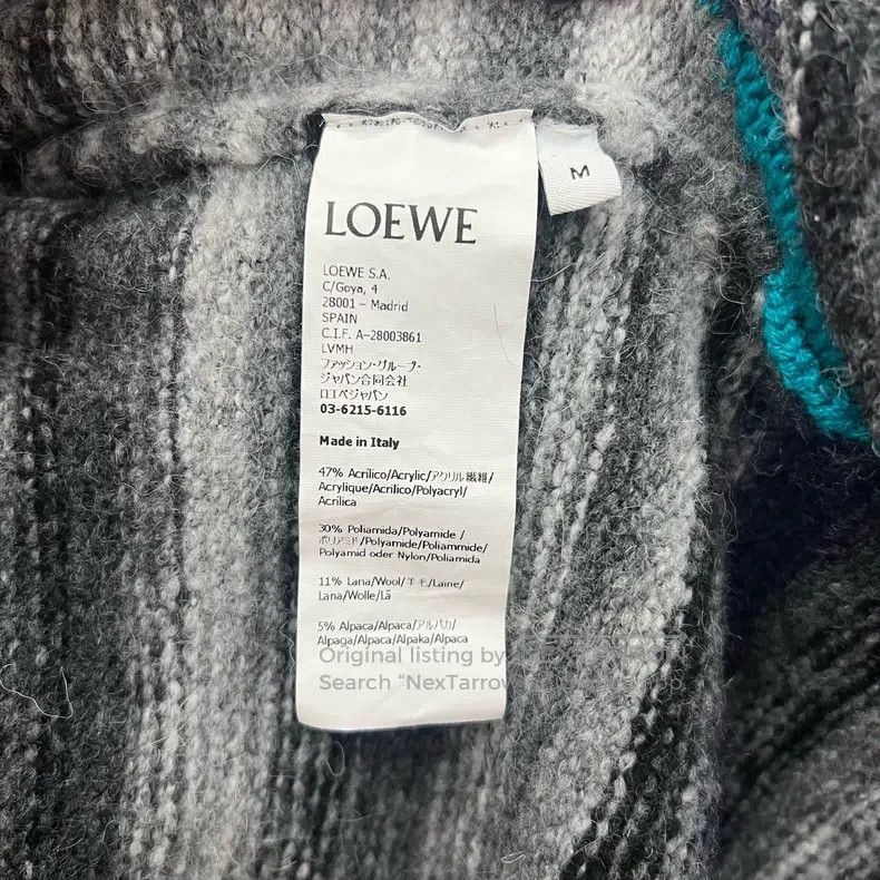 Loewe Loewe Gray striped sweater Size US M / EU 48-50 / 2 - 5 Thumbnail