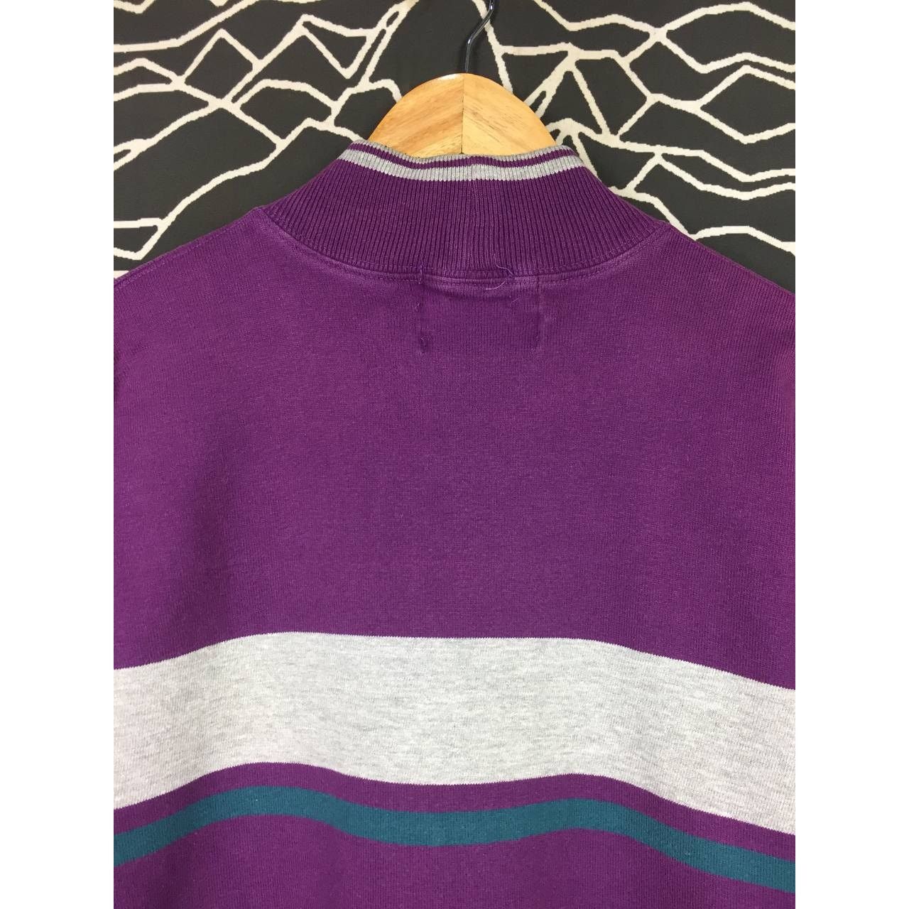 Vintage Vtg Thatcher & Cross Made In Usa Rugby Sweatshirt Size US M / EU 48-50 / 2 - 8 Thumbnail