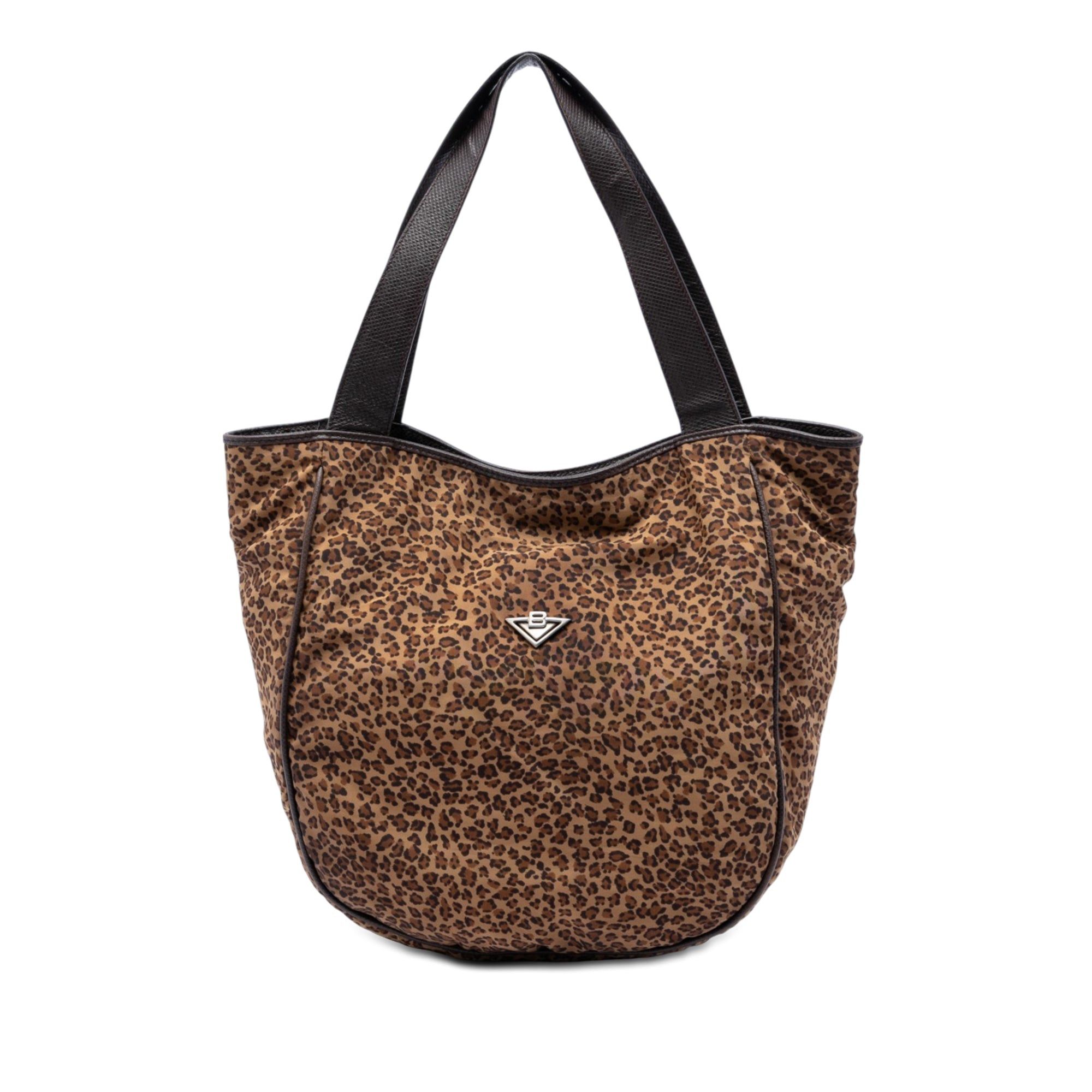 Bottega Veneta Nylon Leopard Print Tote Size ONE SIZE - 1 Thumbnail