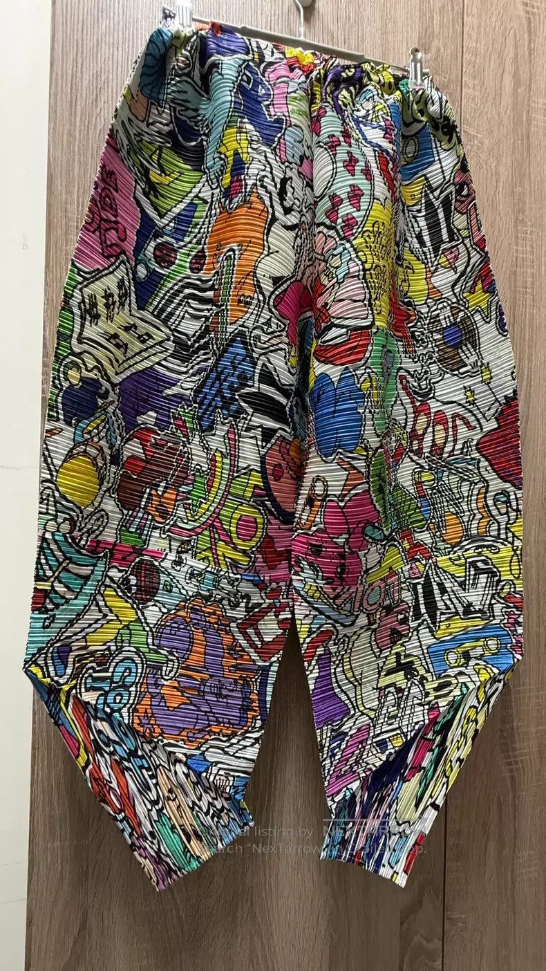 Issey Miyake Issey Miyake size:3 Color-block Pants Size 31" - 5 Thumbnail