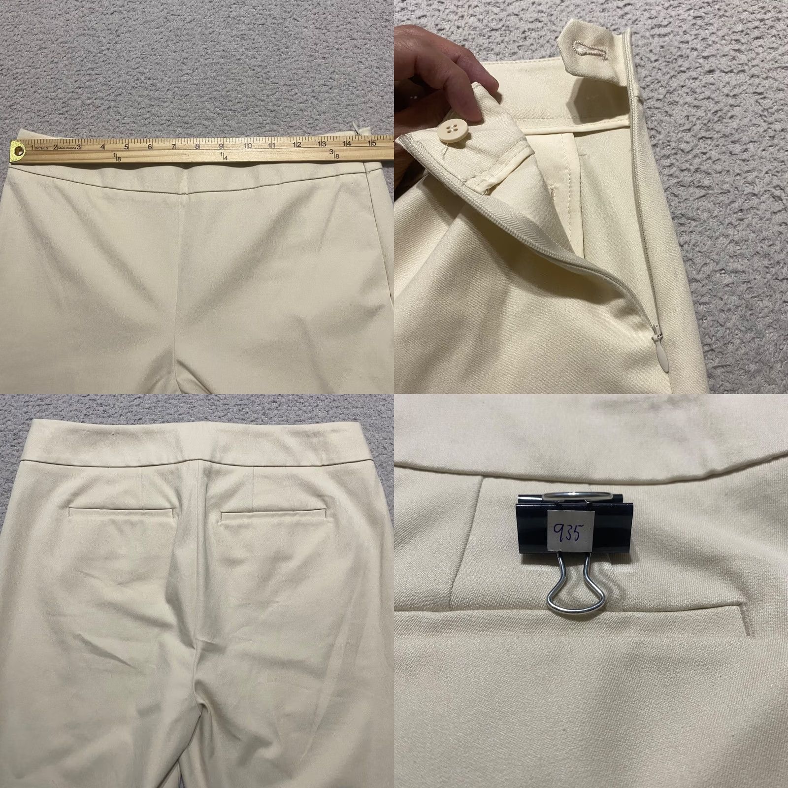 Talbots Talbots Pants Beige Straight Leg 6P Petites Woman Adult Regular Ankle Mul Si— Size 30" / US 8 / IT 44 - 8 Thumbnail