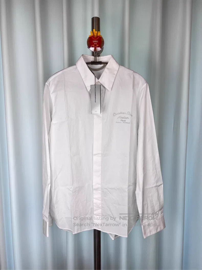 Dior Logo white printed shirt