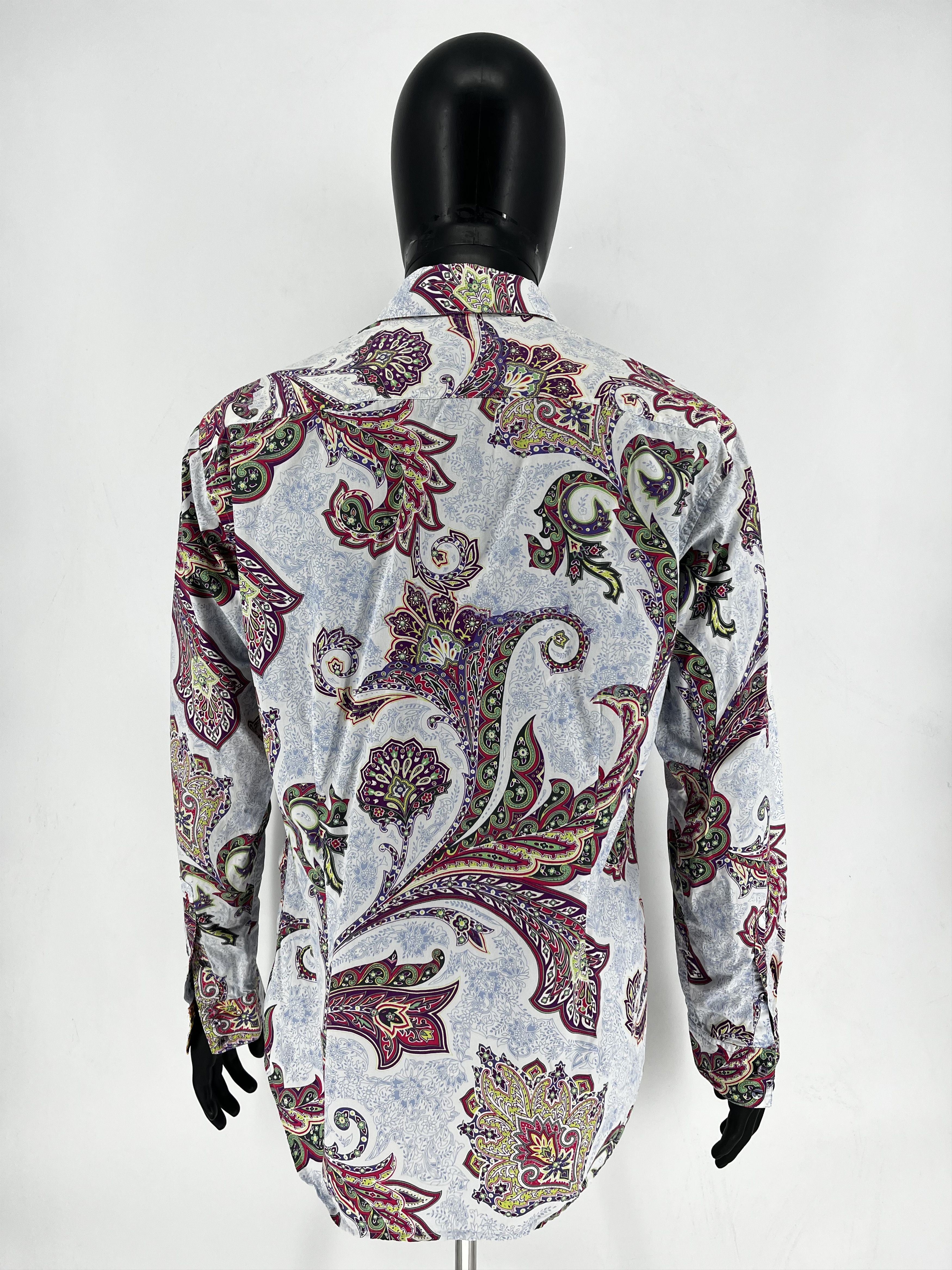 Other Robert Graham Bonaire Blue Funky Fractal Floral Paisley SzXL Size US XL / EU 56 / 4 - 8 Thumbnail