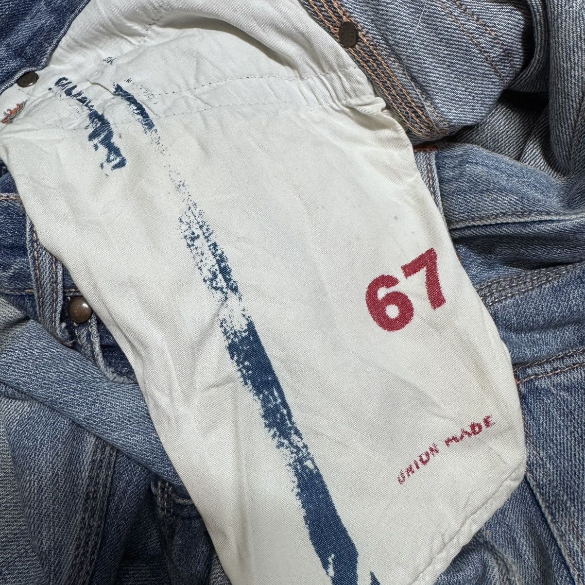 Japanese Brand CONEY Denim Carpenter Patchwork Work Pants Size US 32 / EU 48 - 20 Thumbnail