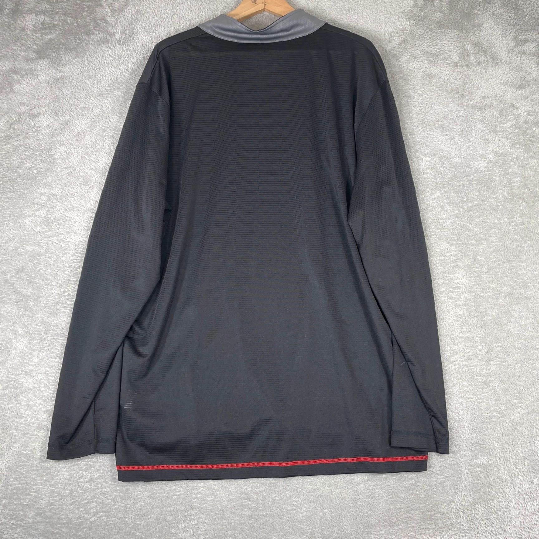 NHL NHL Chicago Blackhawks Pullover Mens 2XL Black Quarter Zip Hockey Fan Gear Size US XXL / EU 58 / 5 - 6 Thumbnail