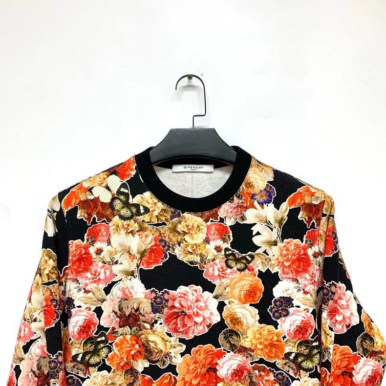 Givenchy Givenchy Floral Printed Sweatshirt 2506-Nextarrow Size US S / EU 44-46 / 1 - 3 Thumbnail
