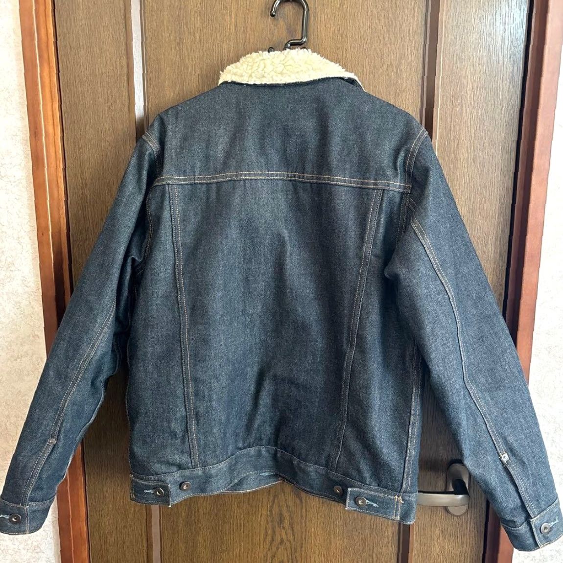 Tellason Tellason Denim Boa Jacket S Unisex Adults Made in USA Cotton Blue Regular Size S Size US S / EU 44-46 / 1 - 3 Thumbnail
