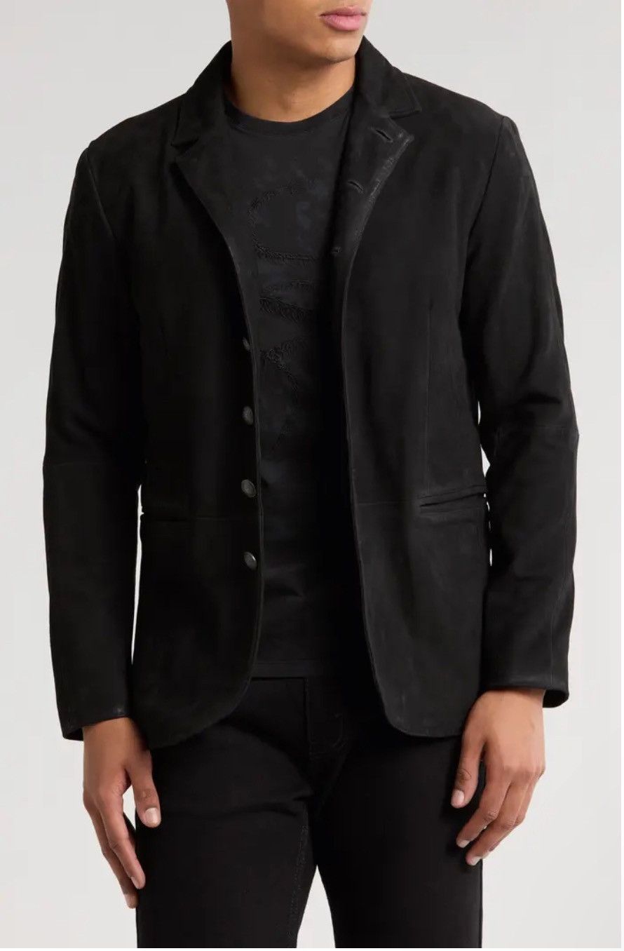 John Varvatos Suede Multibutton Jacket Size EU 50 USA 40 Size US M / EU 48-50 / 2 - 3 Thumbnail