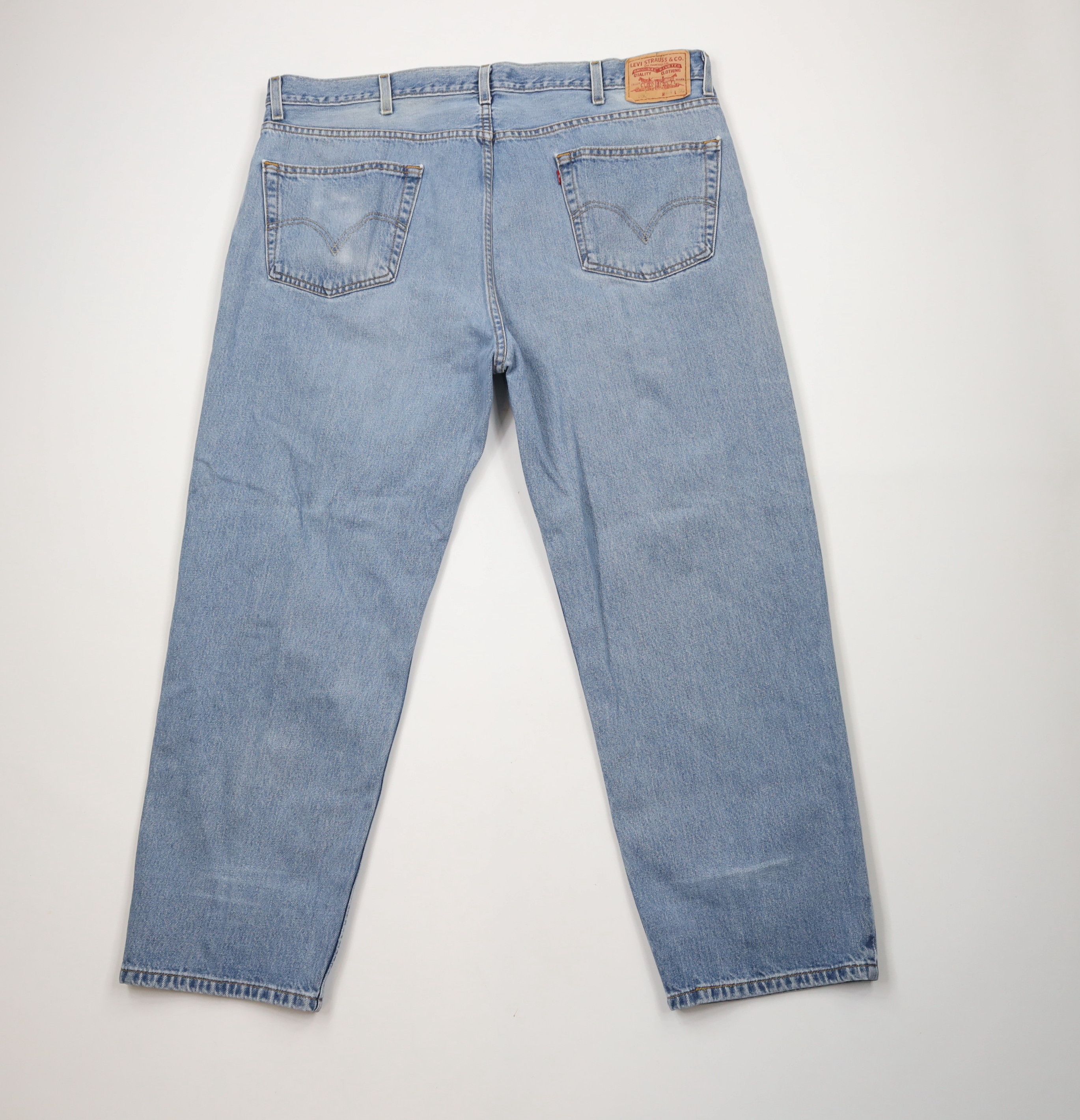 Levi's × Vintage Vintage Y2K 2004 Levis 550 Relaxed Fit Denim Jeans Blue Size US 44 / EU 60 - 11 Thumbnail