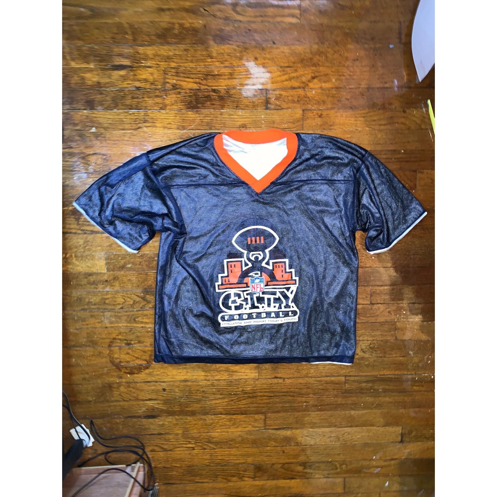 Vintage Vintage Chicago Bears Reversible Jersey Russell 90s Large Size US L / EU 52-54 / 3 - 3 Thumbnail