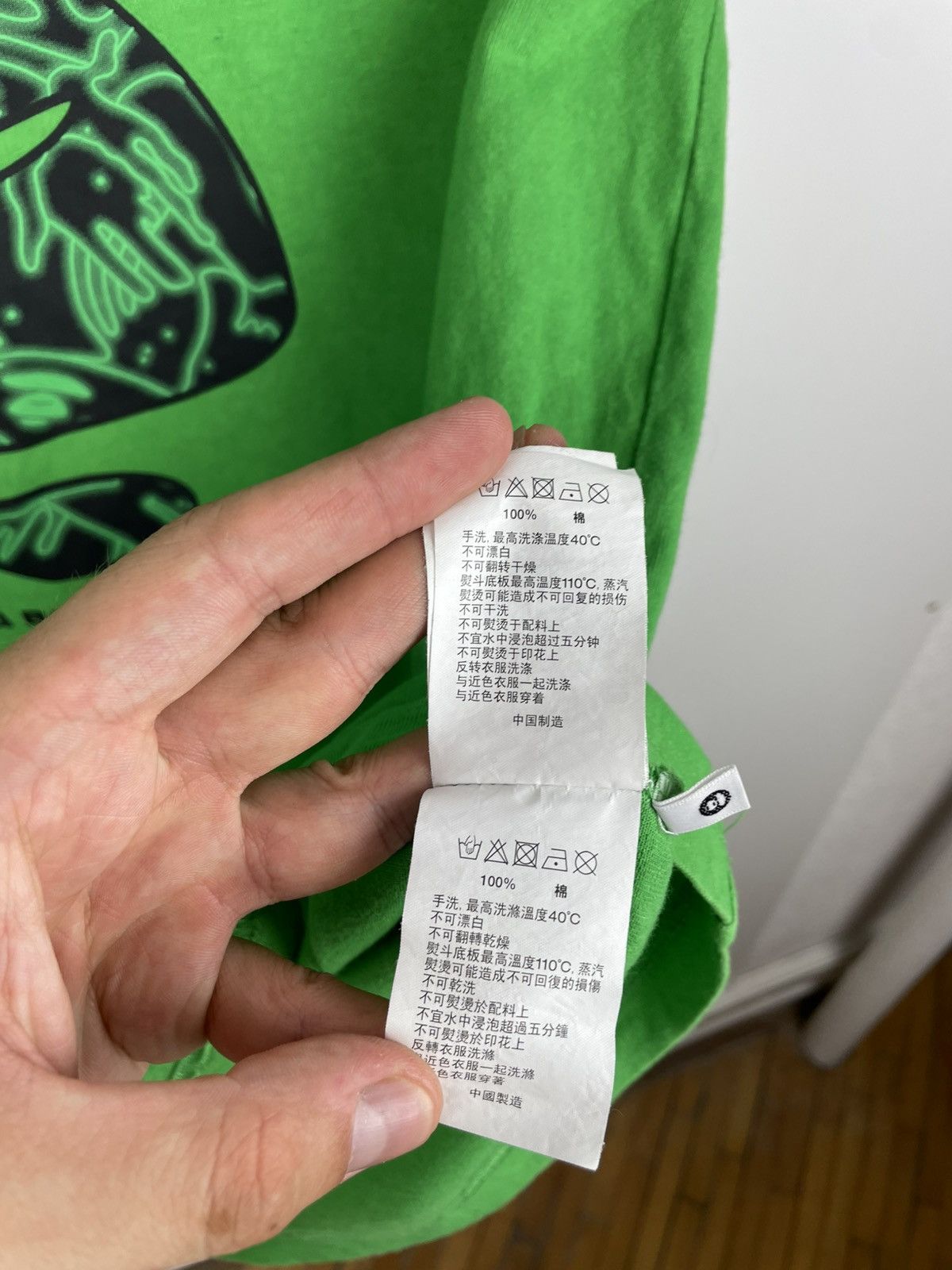 Aape × Bape Aape by A Bathing Ape BAPE UNVS Big Logo Green Size S Size US S / EU 44-46 / 1 - 11 Thumbnail