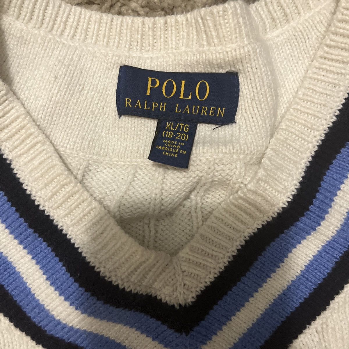 Polo Ralph Lauren Vintage KniteWear Polo Size XXL / US 16-18 / IT 52-54 - 3 Thumbnail