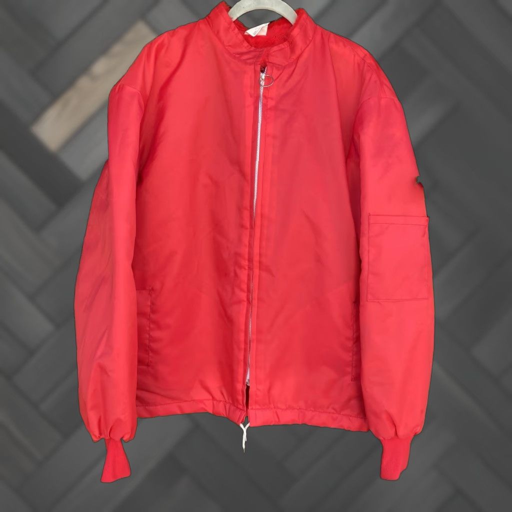 Greats VINTAGE The Great Lakes Jacket Red Nylon Racing Car Automotive Style XL Rockabilly Men’s? (note: avoid adding words) Size US XL / EU 56 / 4 - 1 Thumbnail