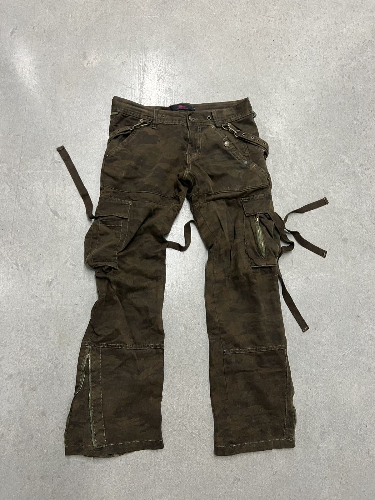 Image of Ppfm Camo Cargo Bondage Pants in Brown, Men's (Size 30)