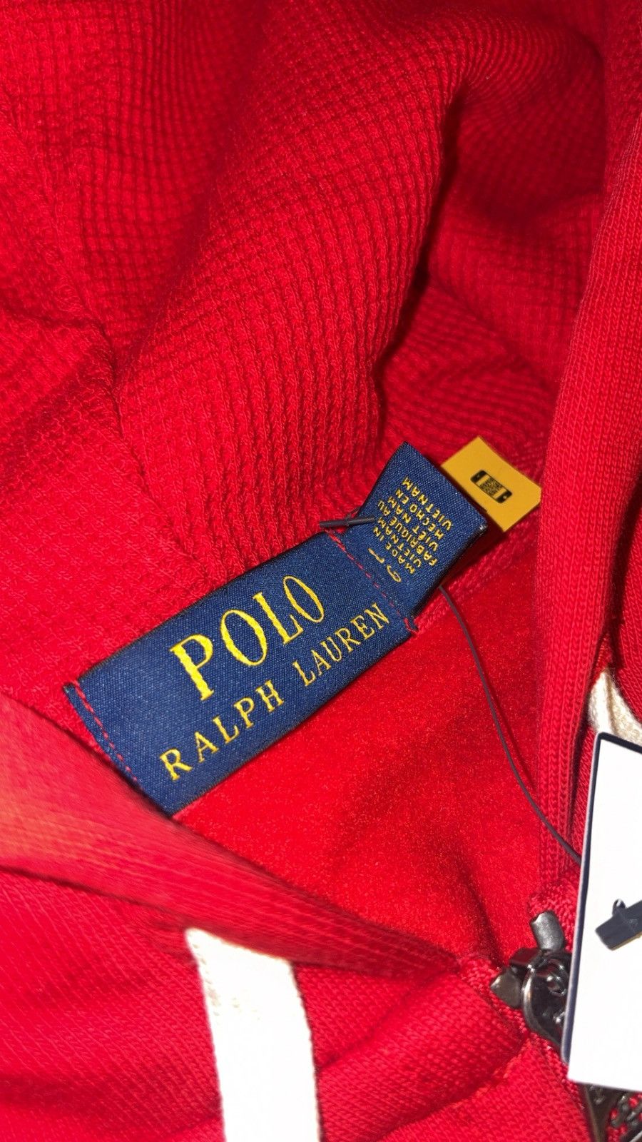 Polo Ralph Lauren Selling Red and Black Polo Zip Up Size US L / EU 52-54 / 3 - 3 Thumbnail