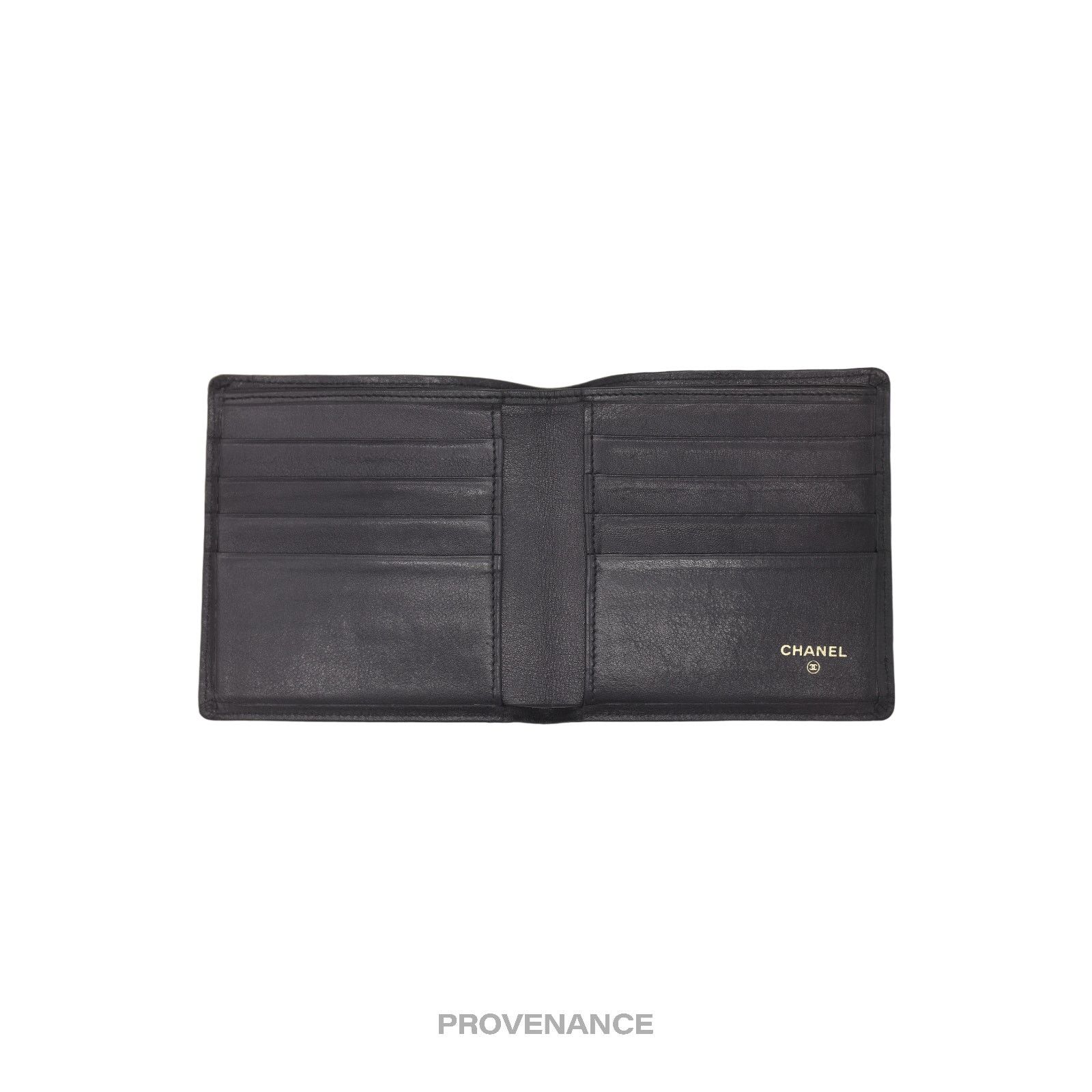 Chanel 🔴 Chanel 8CC Bifold Wallet - Black Quilted Calfskin Size ONE SIZE - 5 Thumbnail
