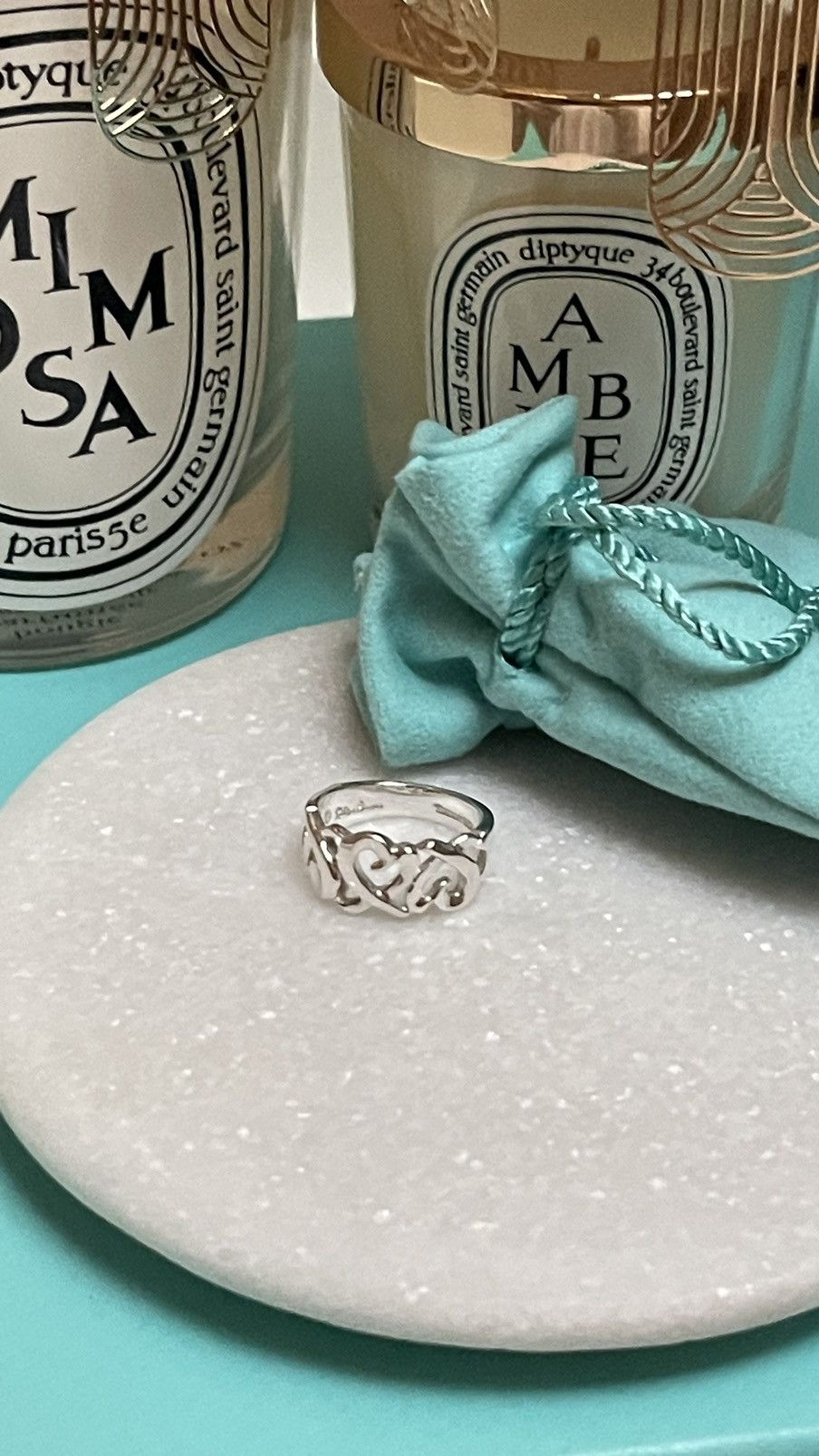 Tiffany & Co. TIFFANY & Co. Picasso Triple Heart Silver Ring Size 5.25NEW Size ONE SIZE - 20 Thumbnail