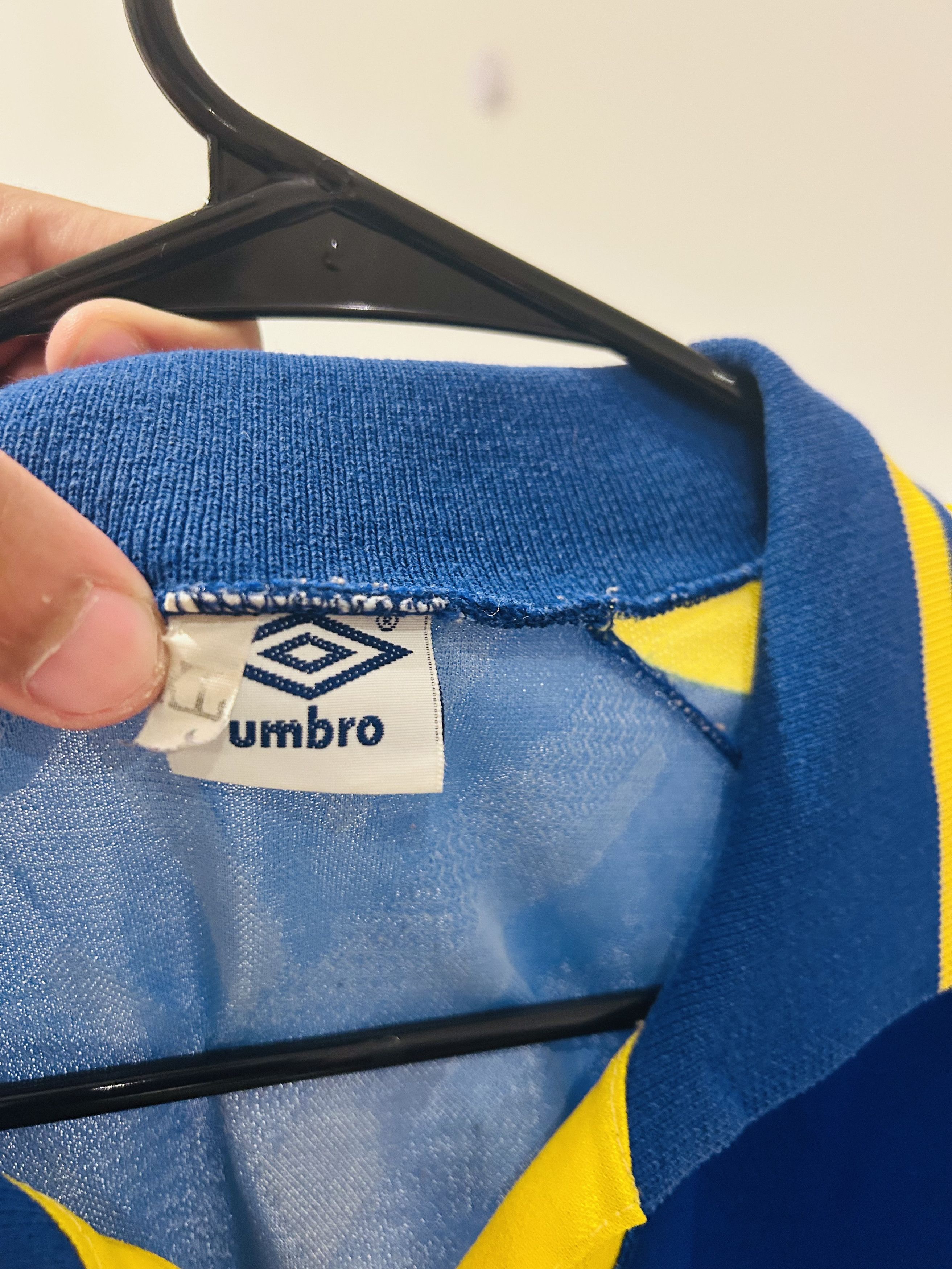Umbro Parma Calcio 1992/93 3rd Match Worn #17 Size US XL / EU 56 / 4 - 3 Thumbnail