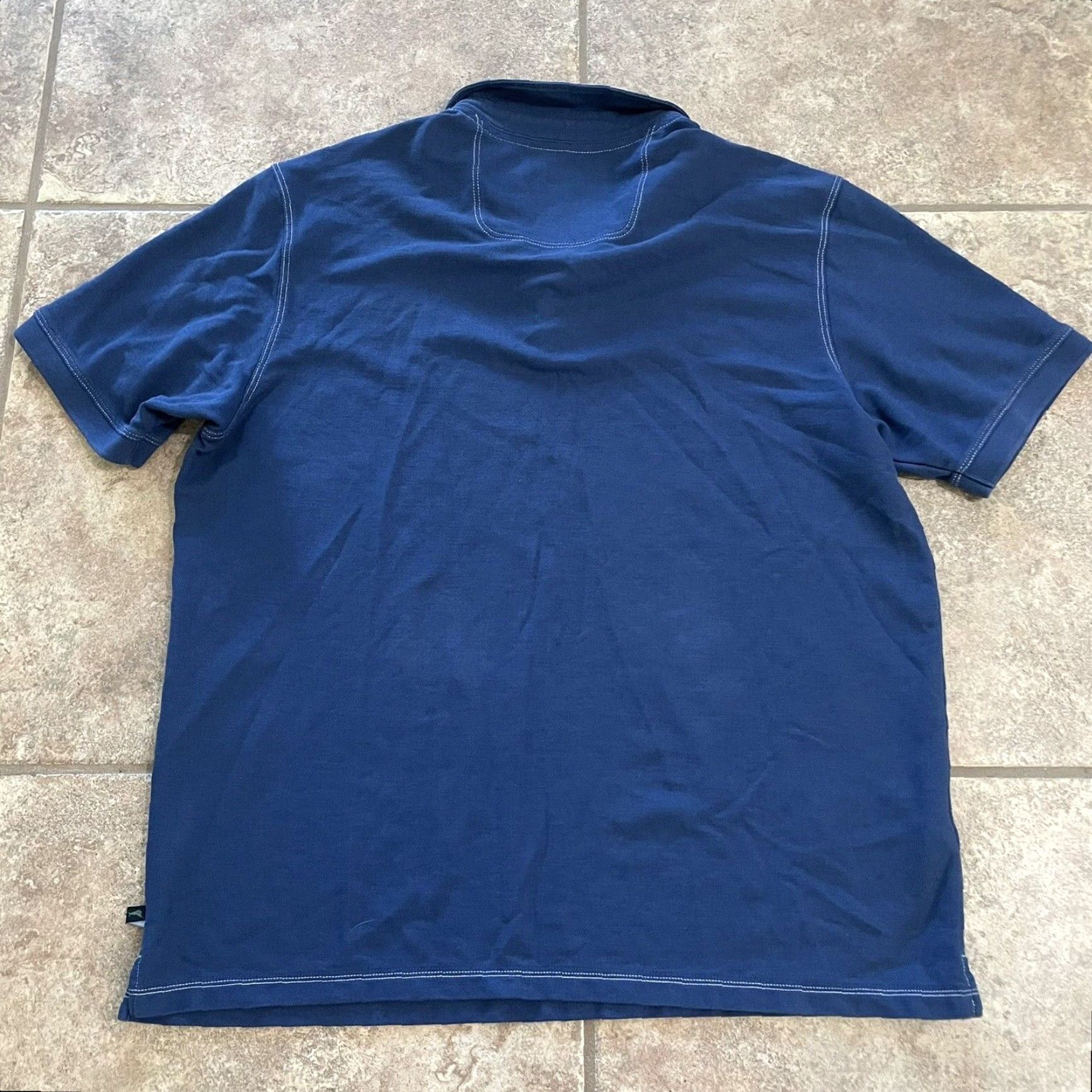 Tommy Bahama Tommy Bahama IslandZone Polo Shirt Men L Dark Blue Polo Shirt Mens Size L Blue IslandZone Logo Mens Size US L / EU 52-54 / 3 - 5 Thumbnail