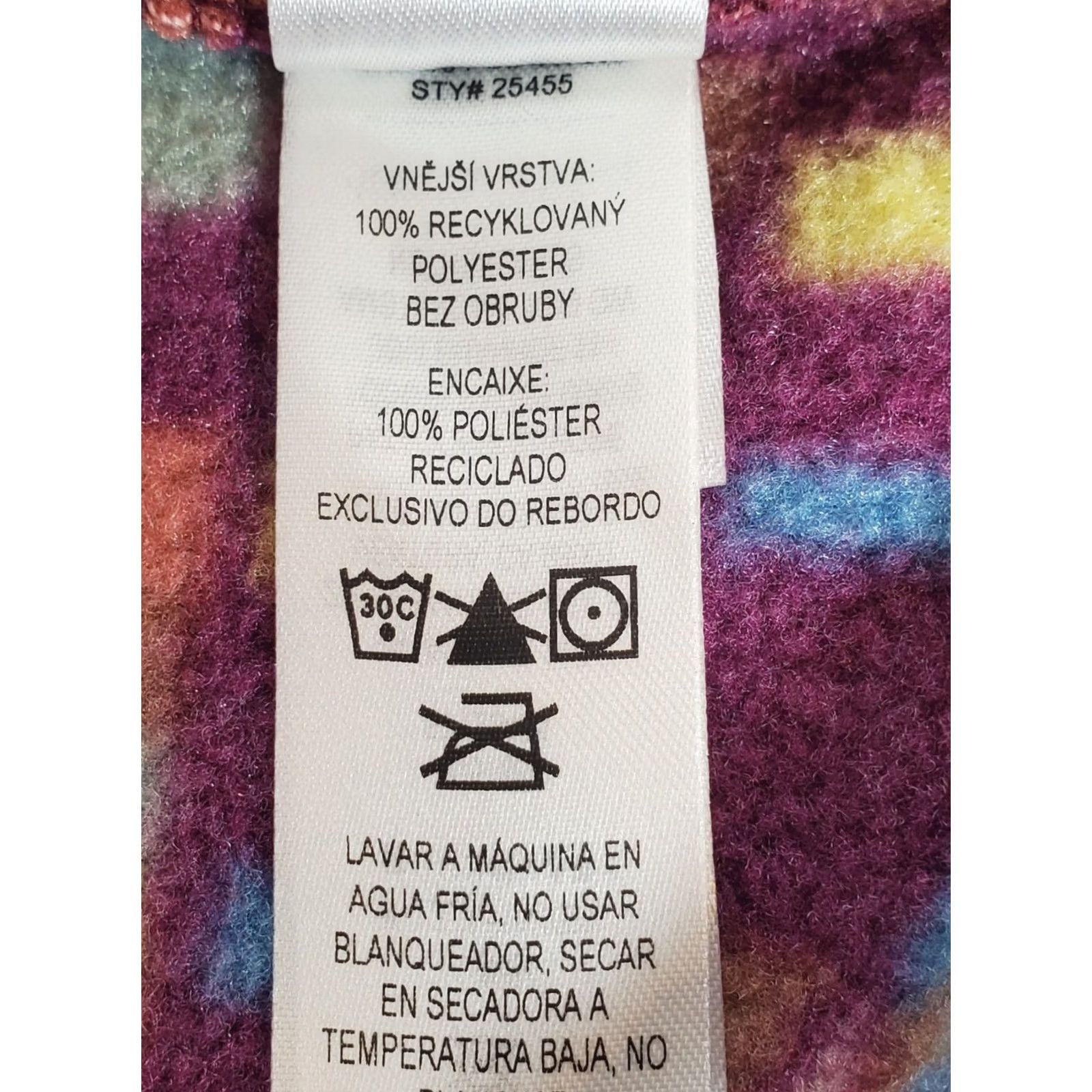 Patagonia Patagonia Pullover Fleece Geometric Night Plum Womens S 1/4 Snap-T Patchwork Synchilla Fitz Roy Logo 90s Outdoor Size S / US 4 / IT 40 - 6 Thumbnail