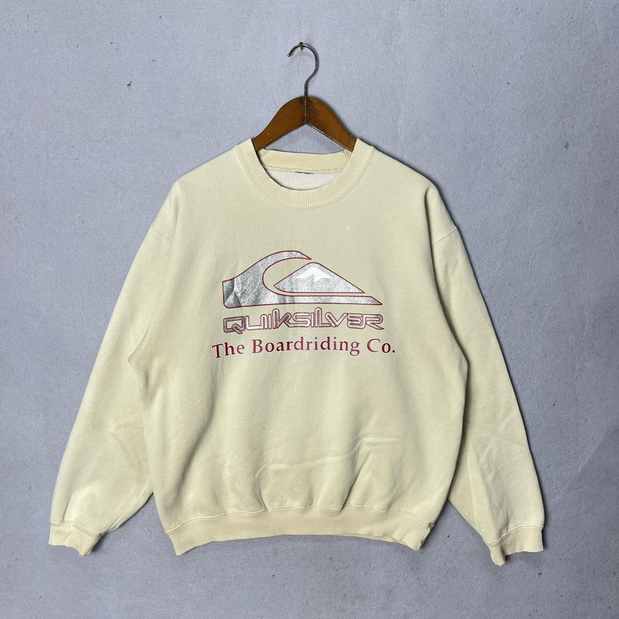 Quiksilver Vintage Quiksilver Crewneck Sweatshirt Size US L / EU 52-54 / 3 - 1 Thumbnail