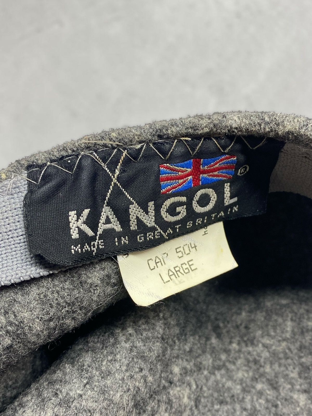 Kangol Vintage 90s Kangol Wool Newsboy Hat Cap Grey Size ONE SIZE - 12 Thumbnail